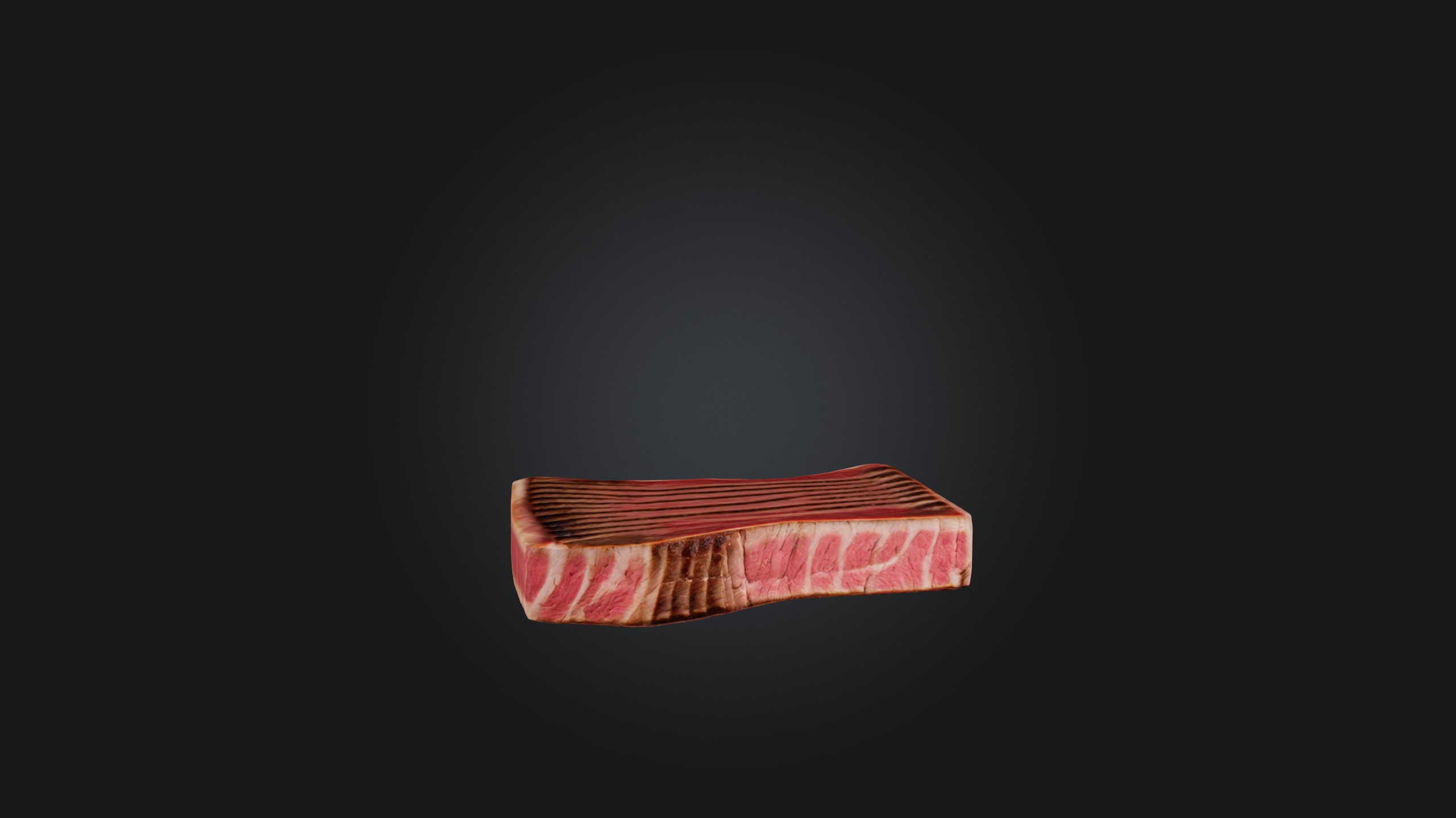 Flank Steak Model Low-poly 3D model_8