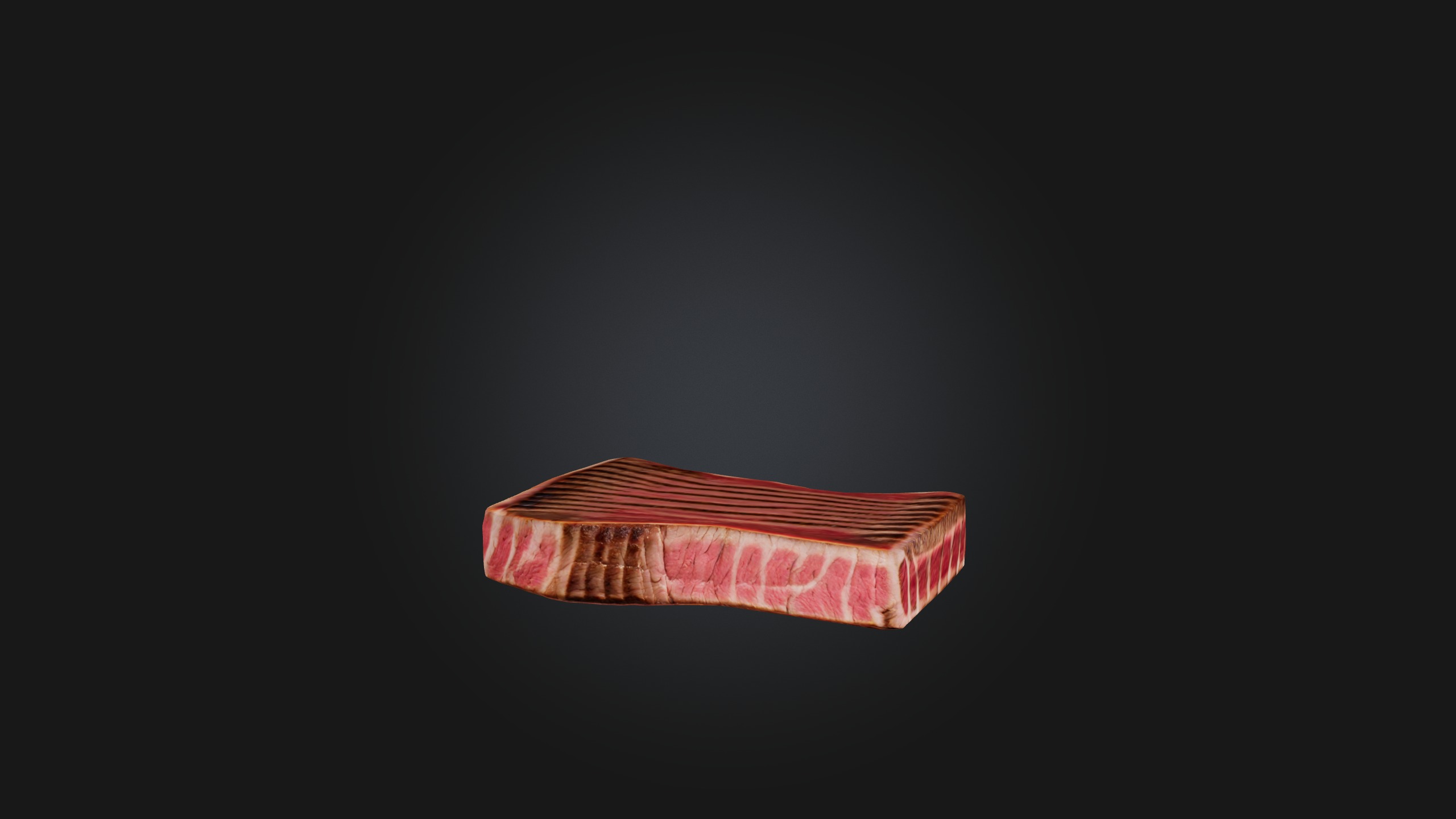 Flank Steak Model Low-poly 3D model_7