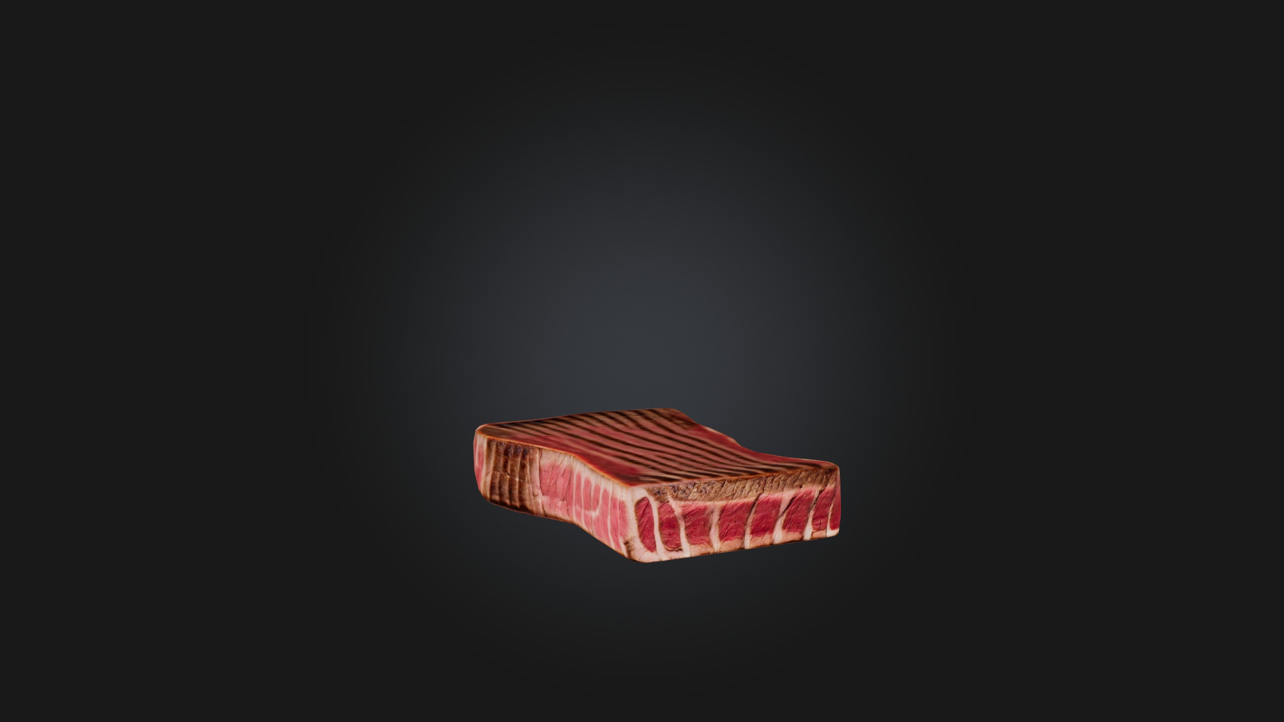 Flank Steak Model Low-poly 3D model_5
