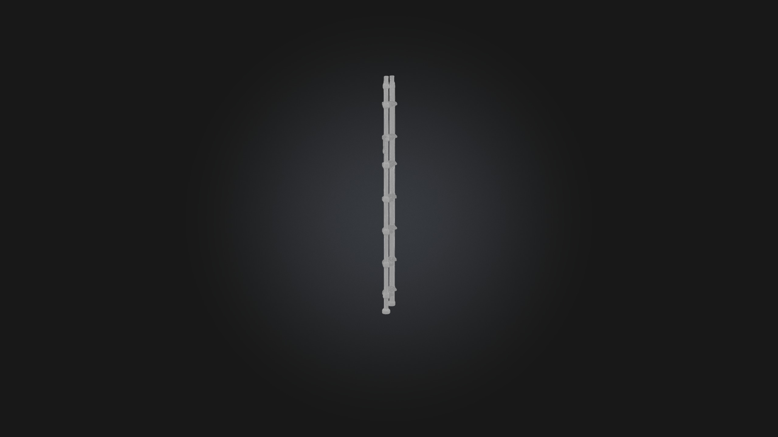 Extension Ladder Low-poly 3D model_2