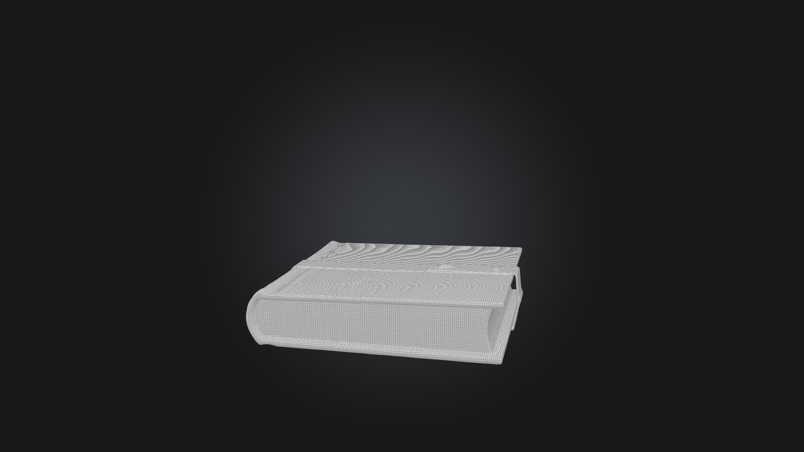 Embossed Leather Photo Album Low-poly 3D model_1