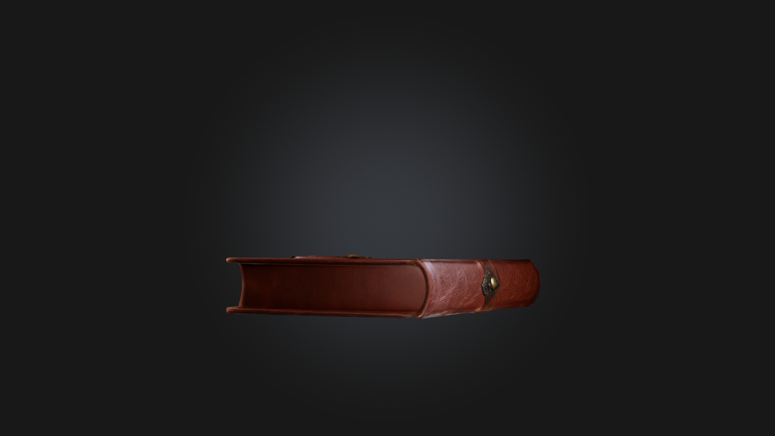 Embossed Leather Photo Album Low-poly 3D model_6