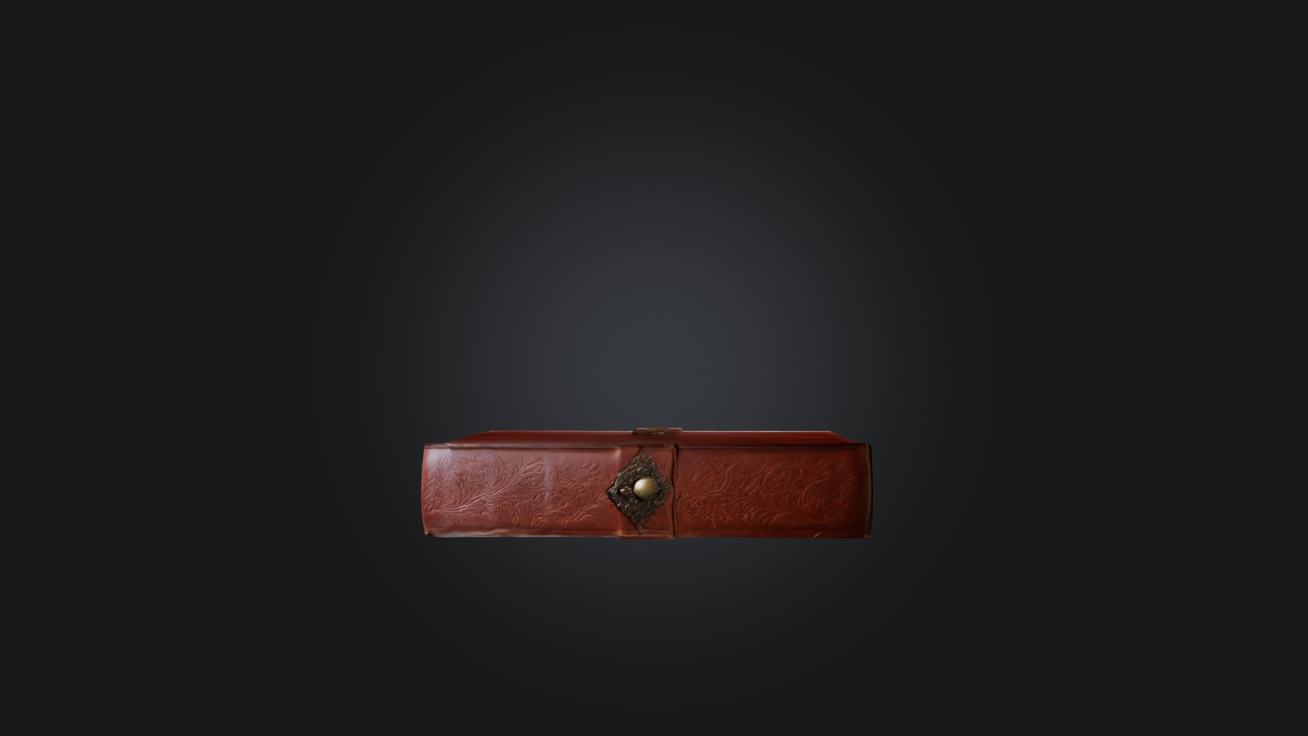 Embossed Leather Photo Album Low-poly 3D model_4