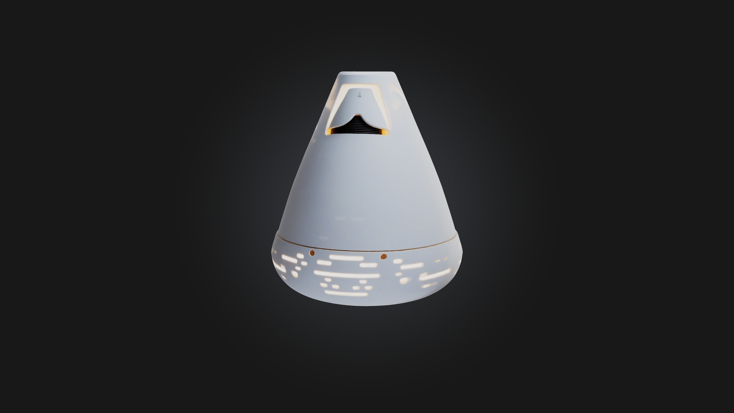 Electric Diffuser Low-poly 3D model_1