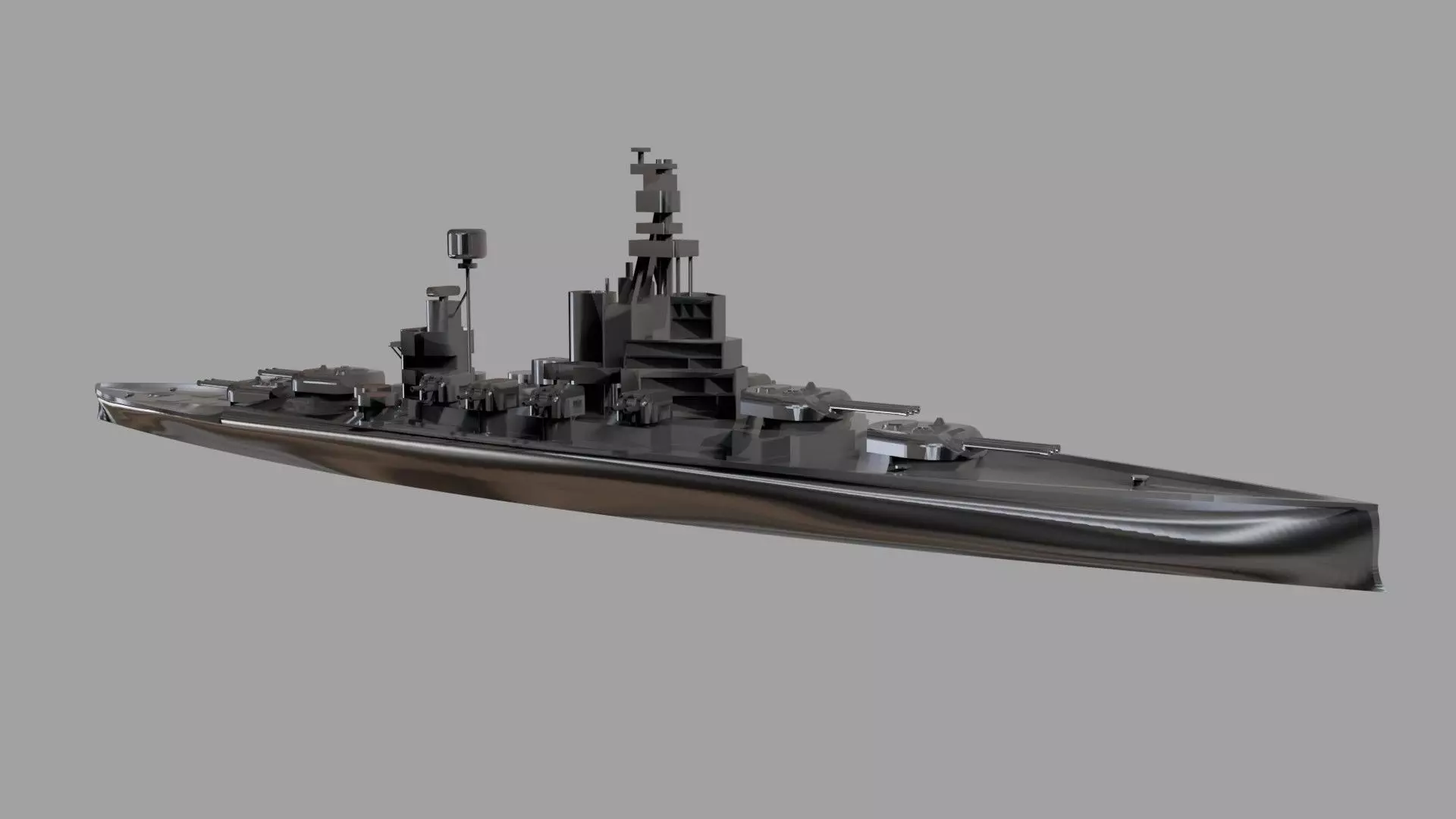 USS Pennsylvania Ship 3D model