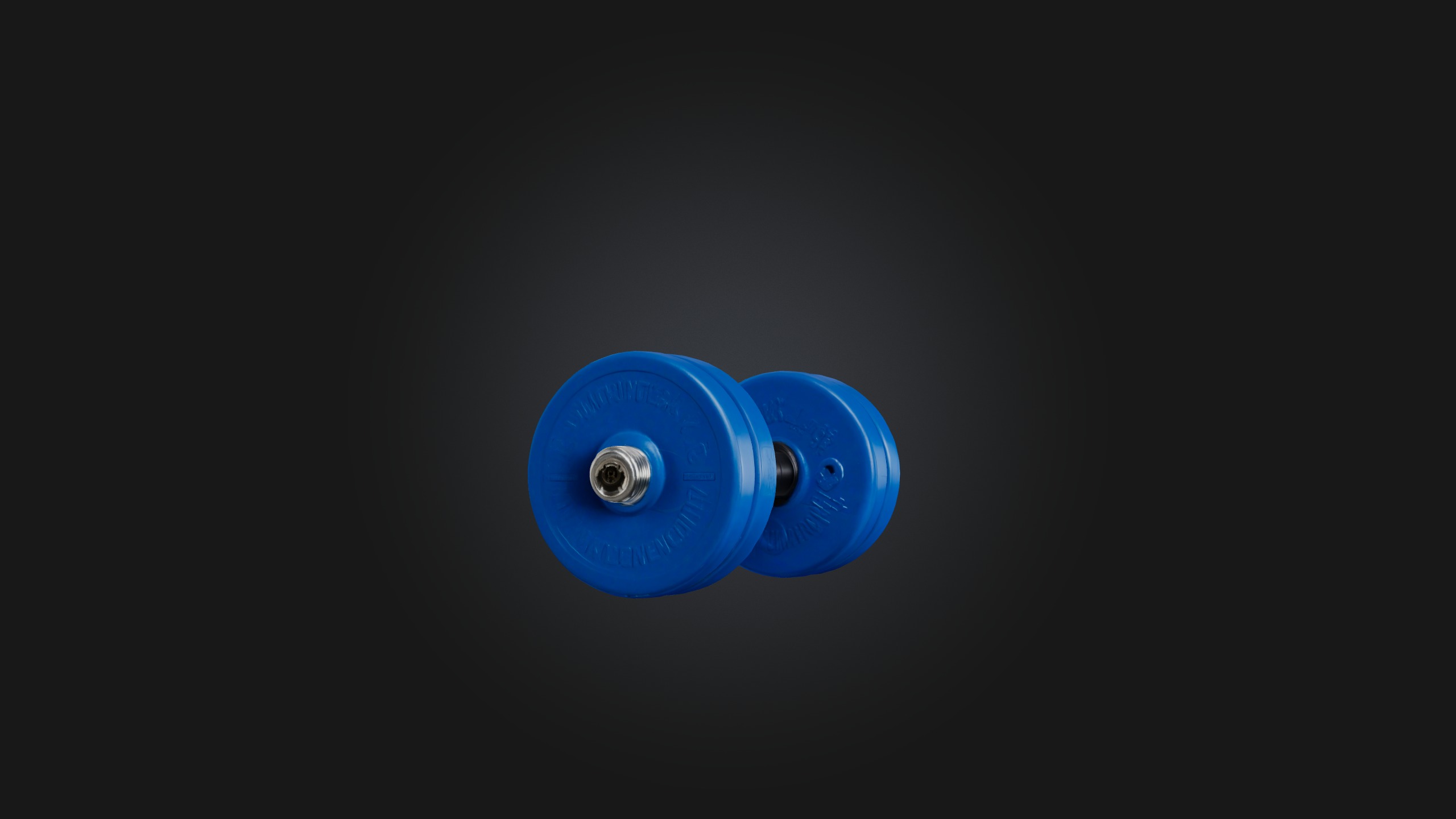 Dumbbell Connector Low-poly 3D model_6