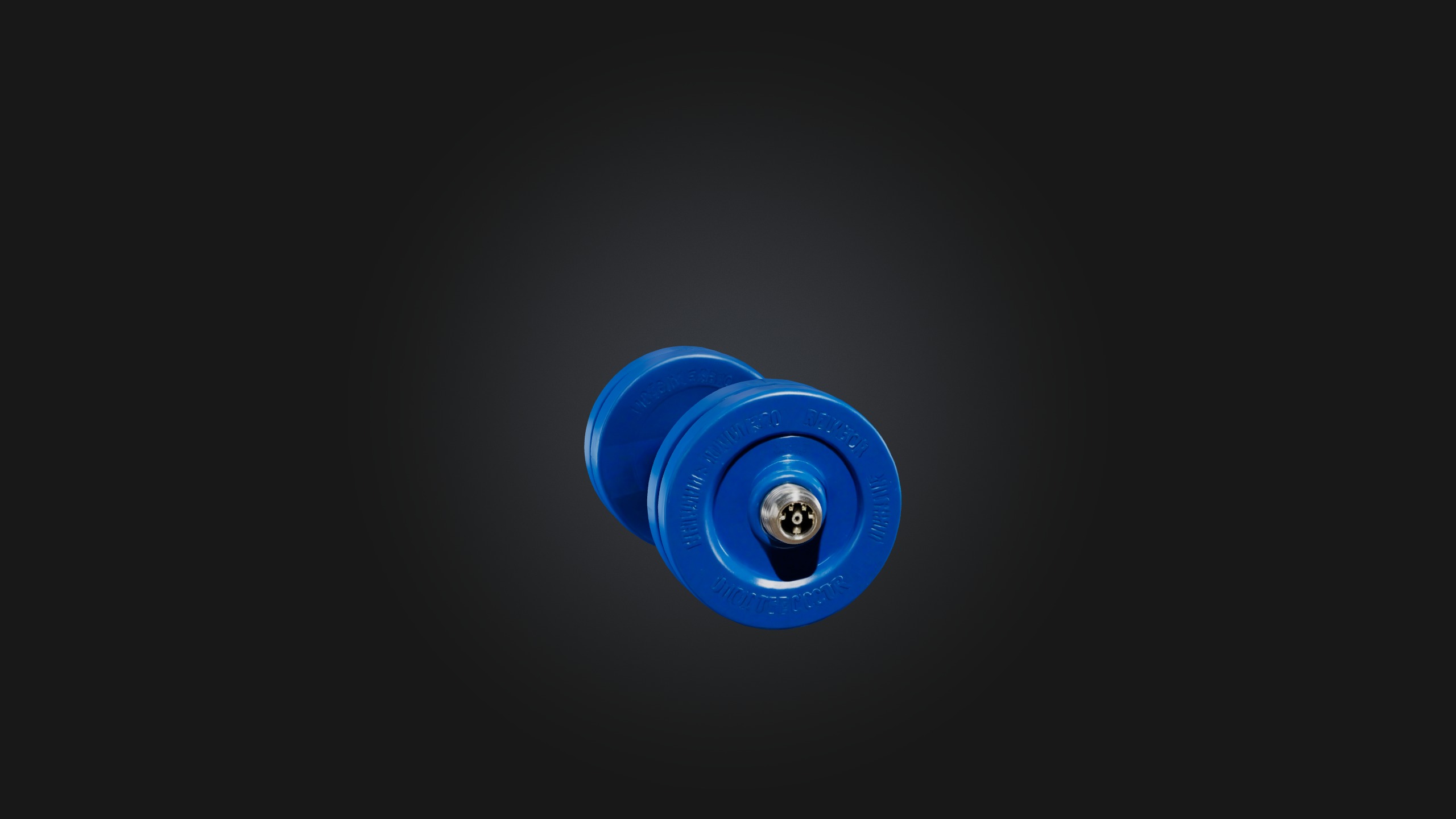 Dumbbell Connector Low-poly 3D model_3