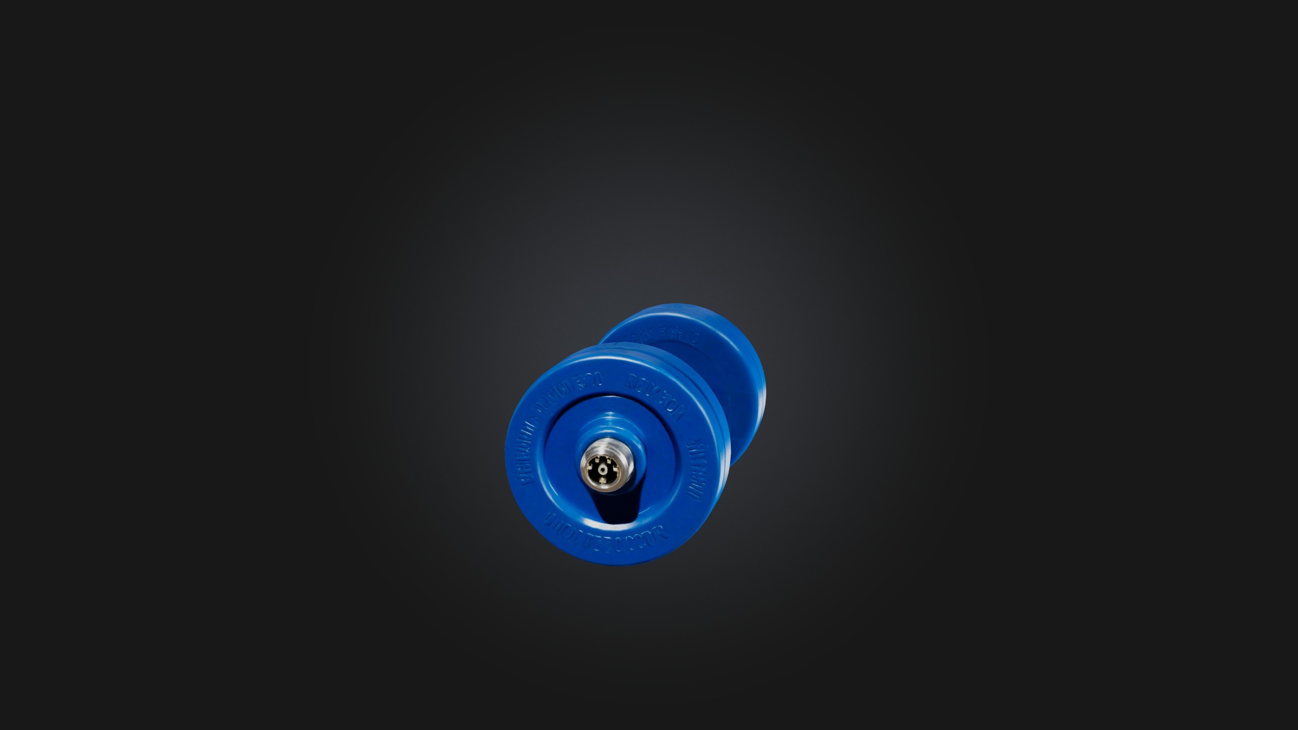 Dumbbell Connector Low-poly 3D model_1