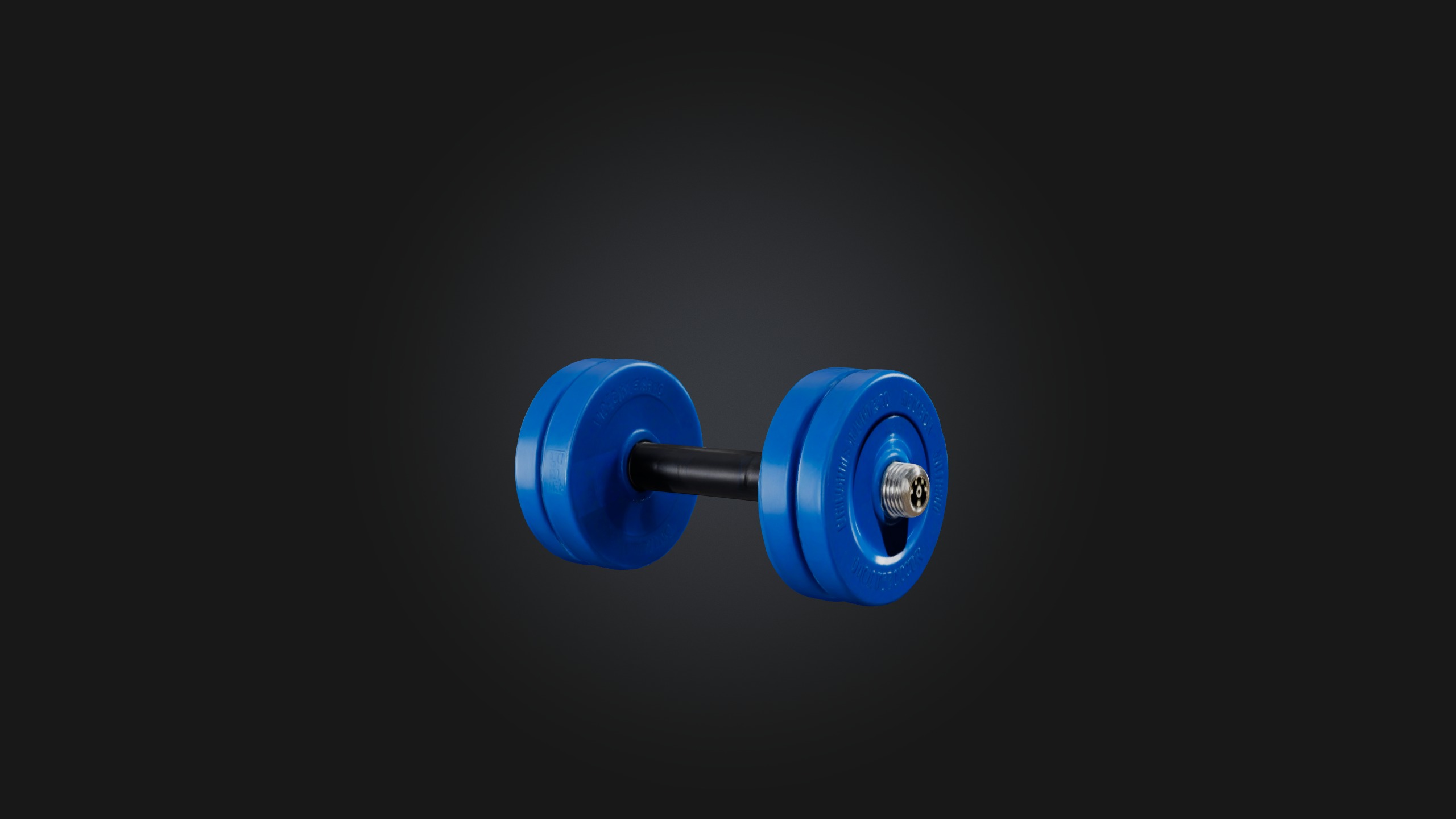 Dumbbell Connector Low-poly 3D model_4