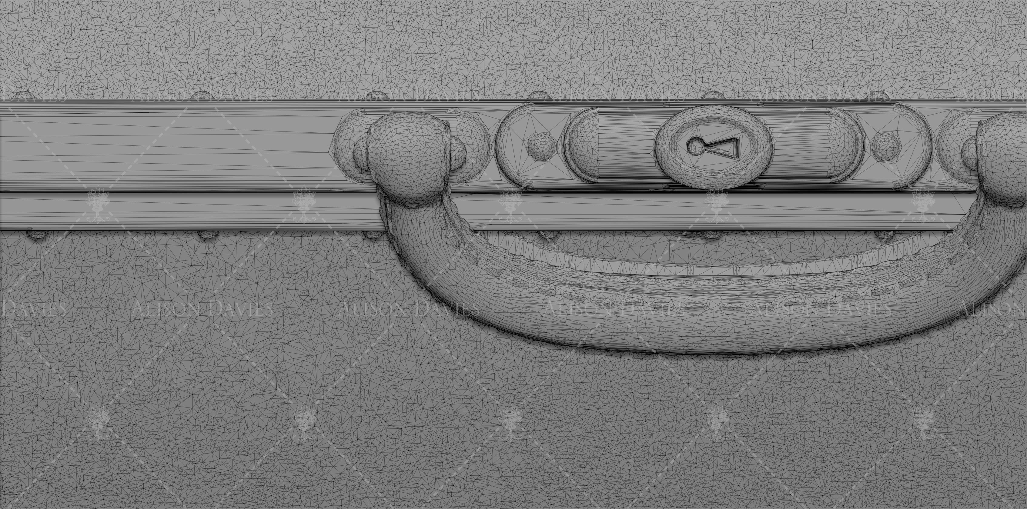 Gladstone leather doctors bag 3d print model 3D print model_5