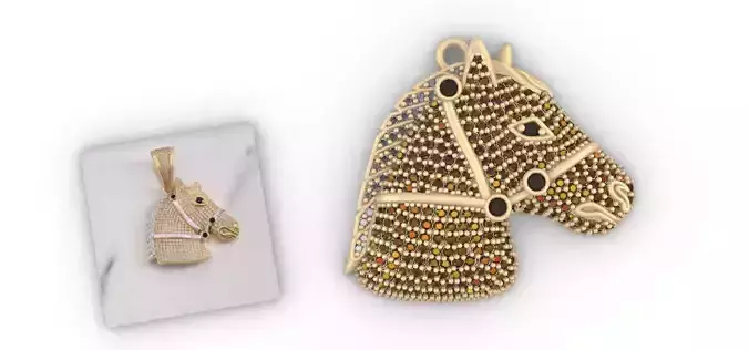 dijes- Colgante caballo -v-