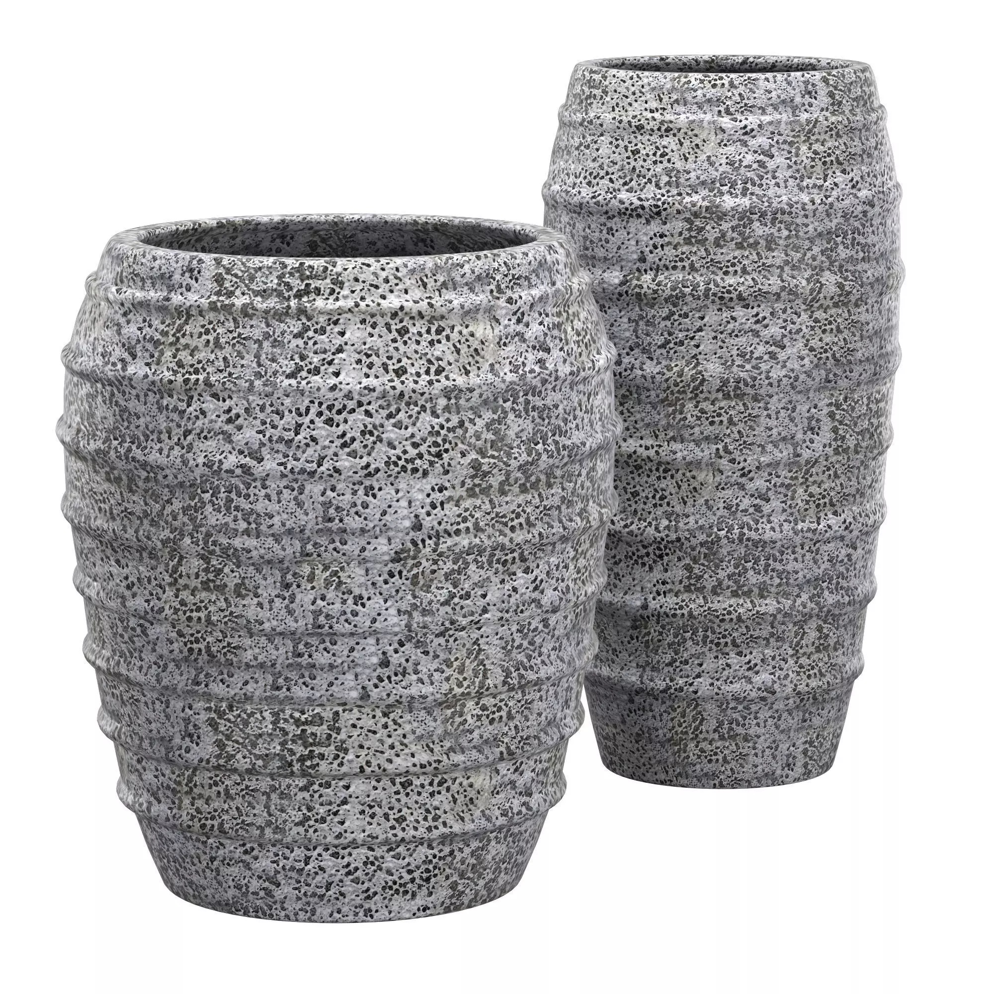 Ancient Saturn Urn pots 3D model_0