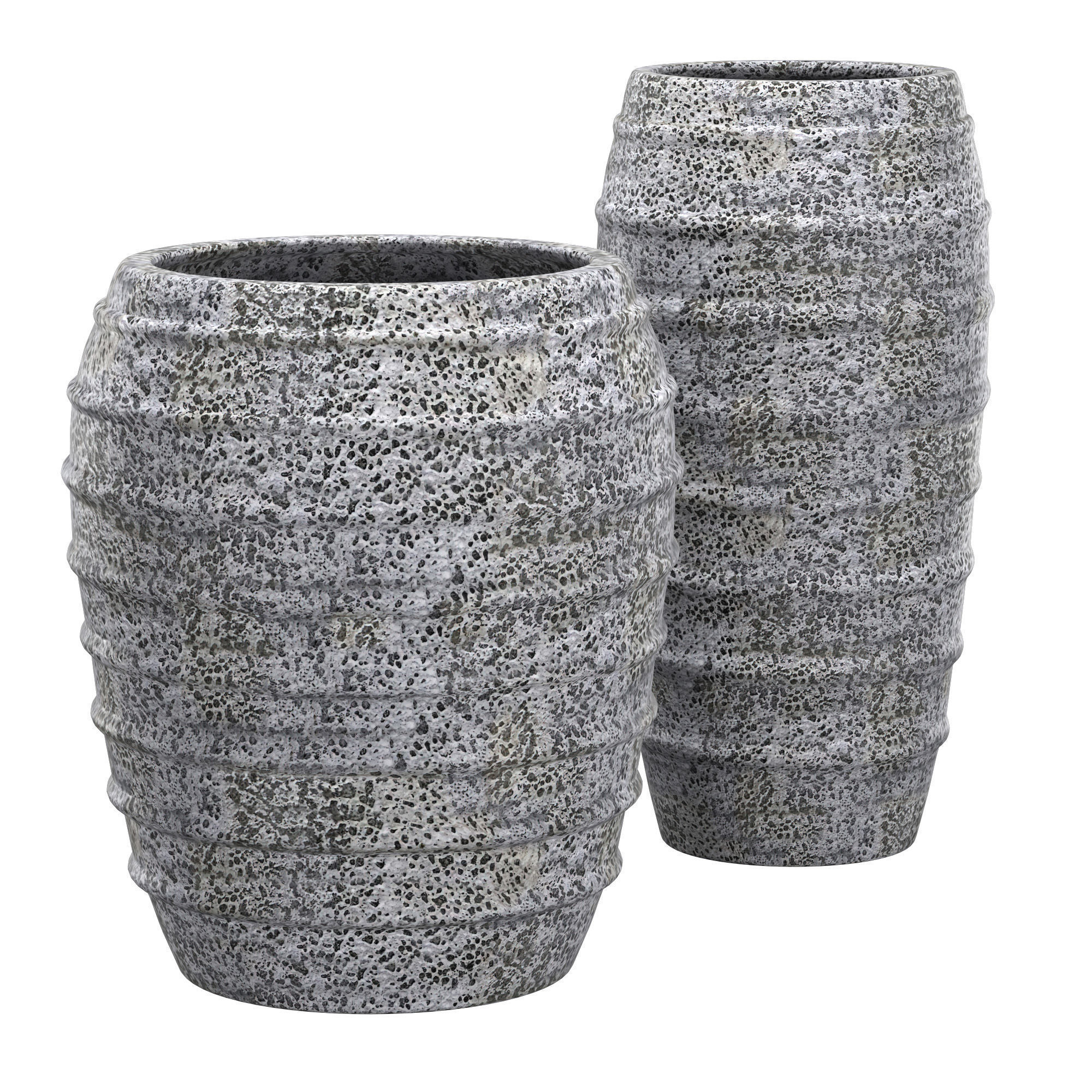 Ancient Saturn Urn pots 3D model_1