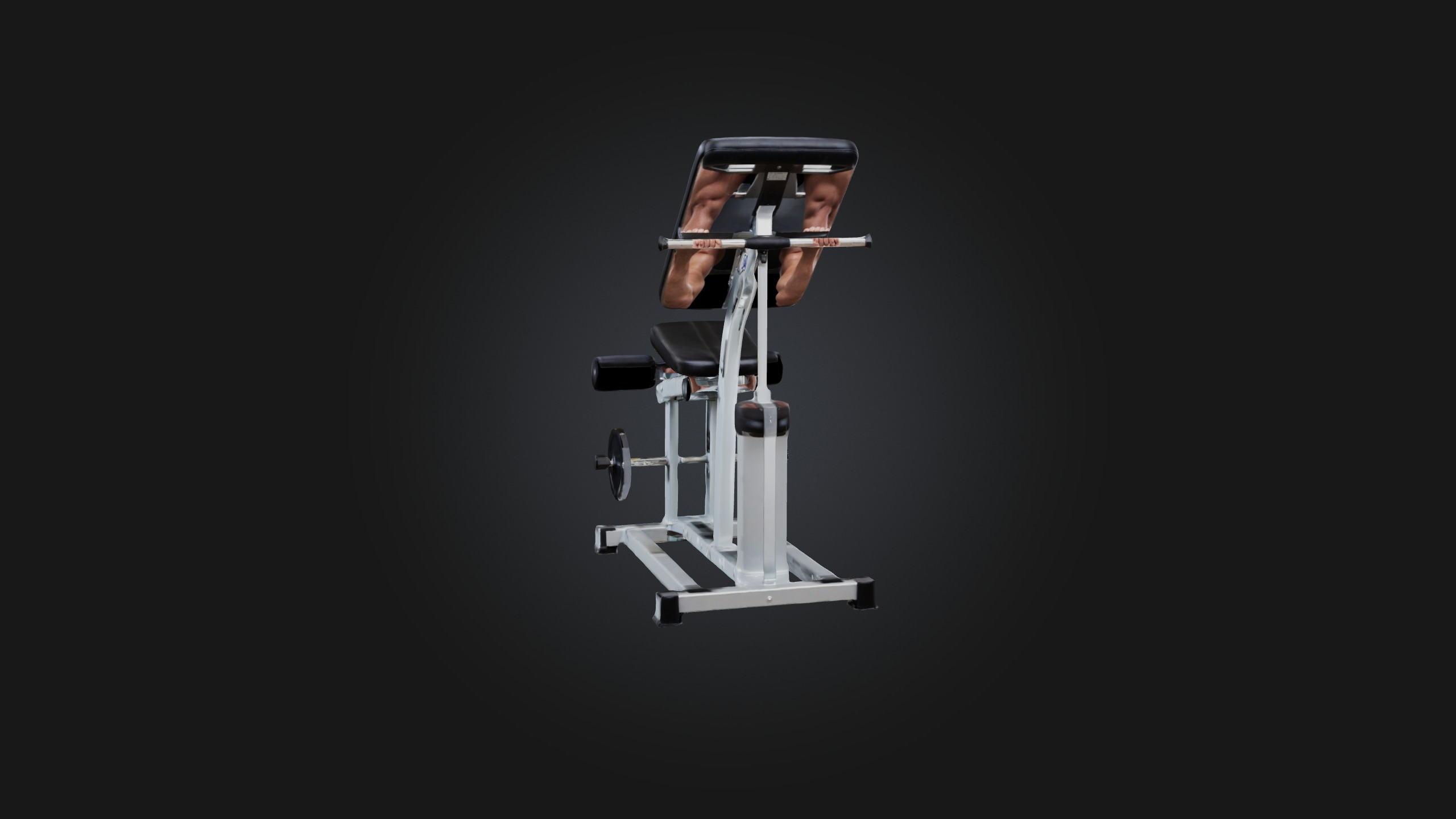 Calf Raise Machine Low-poly 3D model_3