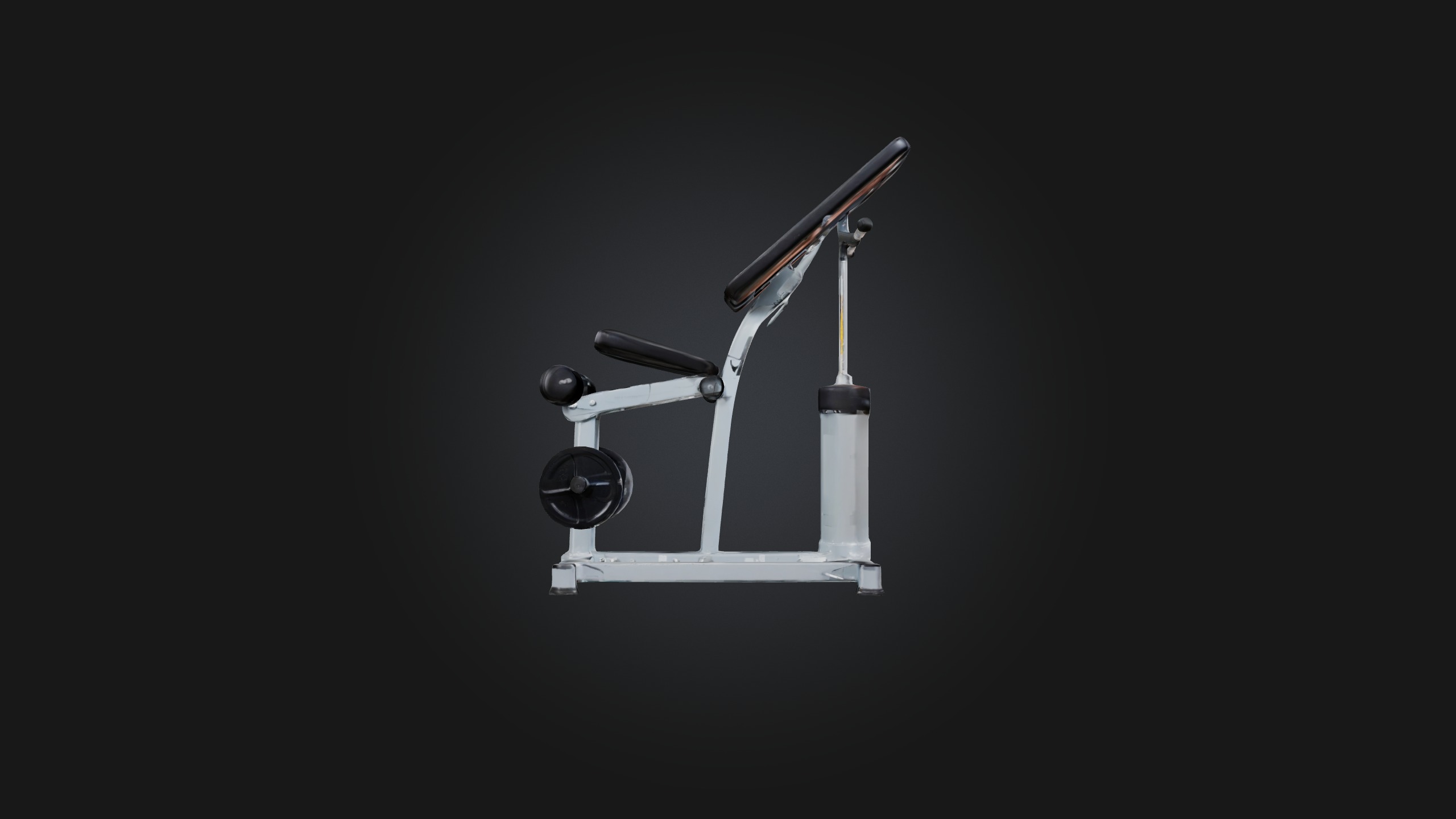 Calf Raise Machine Low-poly 3D model_5
