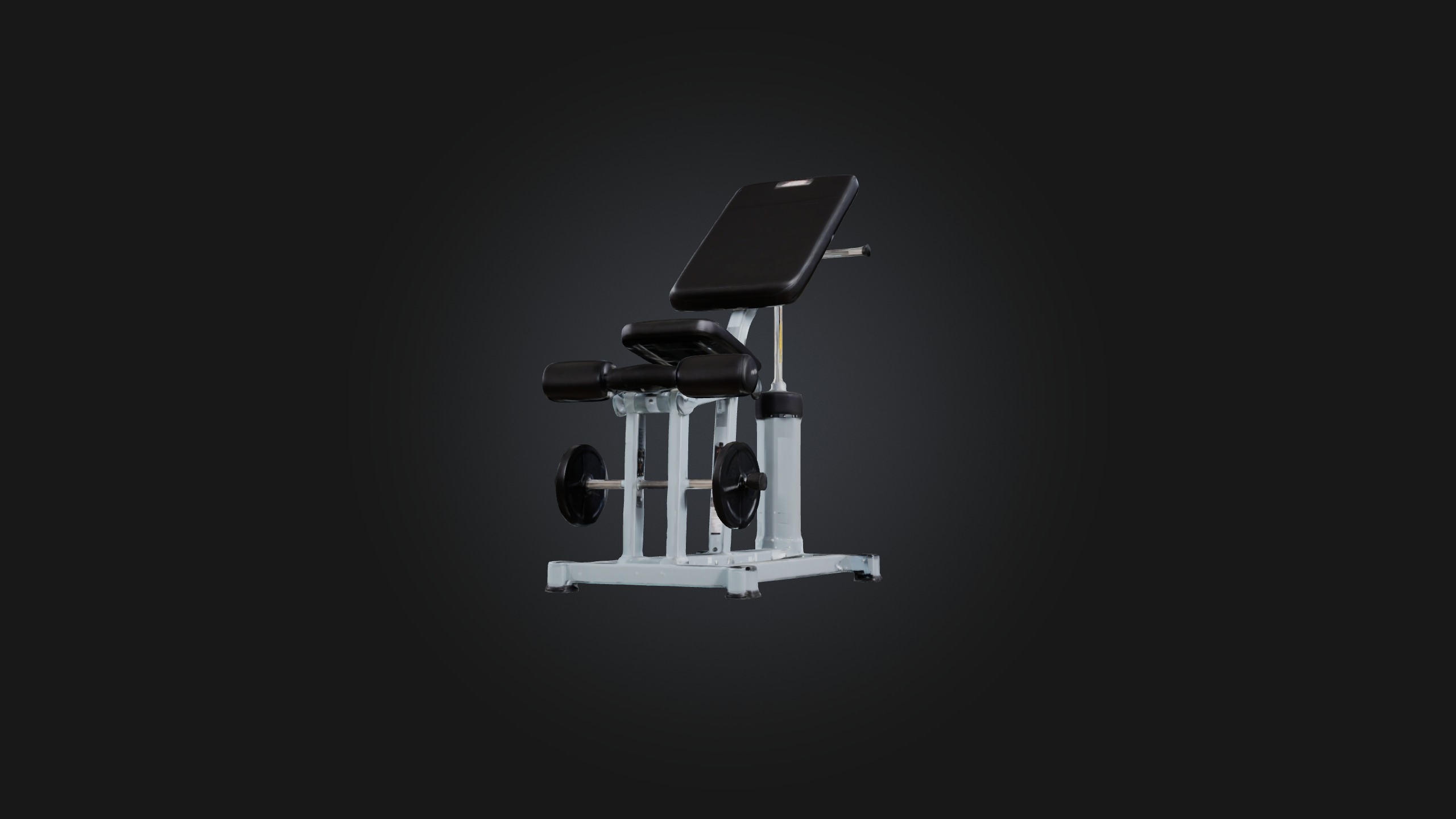 Calf Raise Machine Low-poly 3D model_7