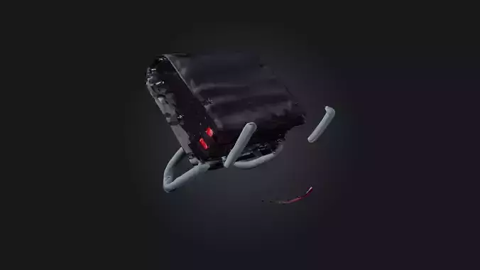 Blood Pressure Cuff Low-poly 3D model