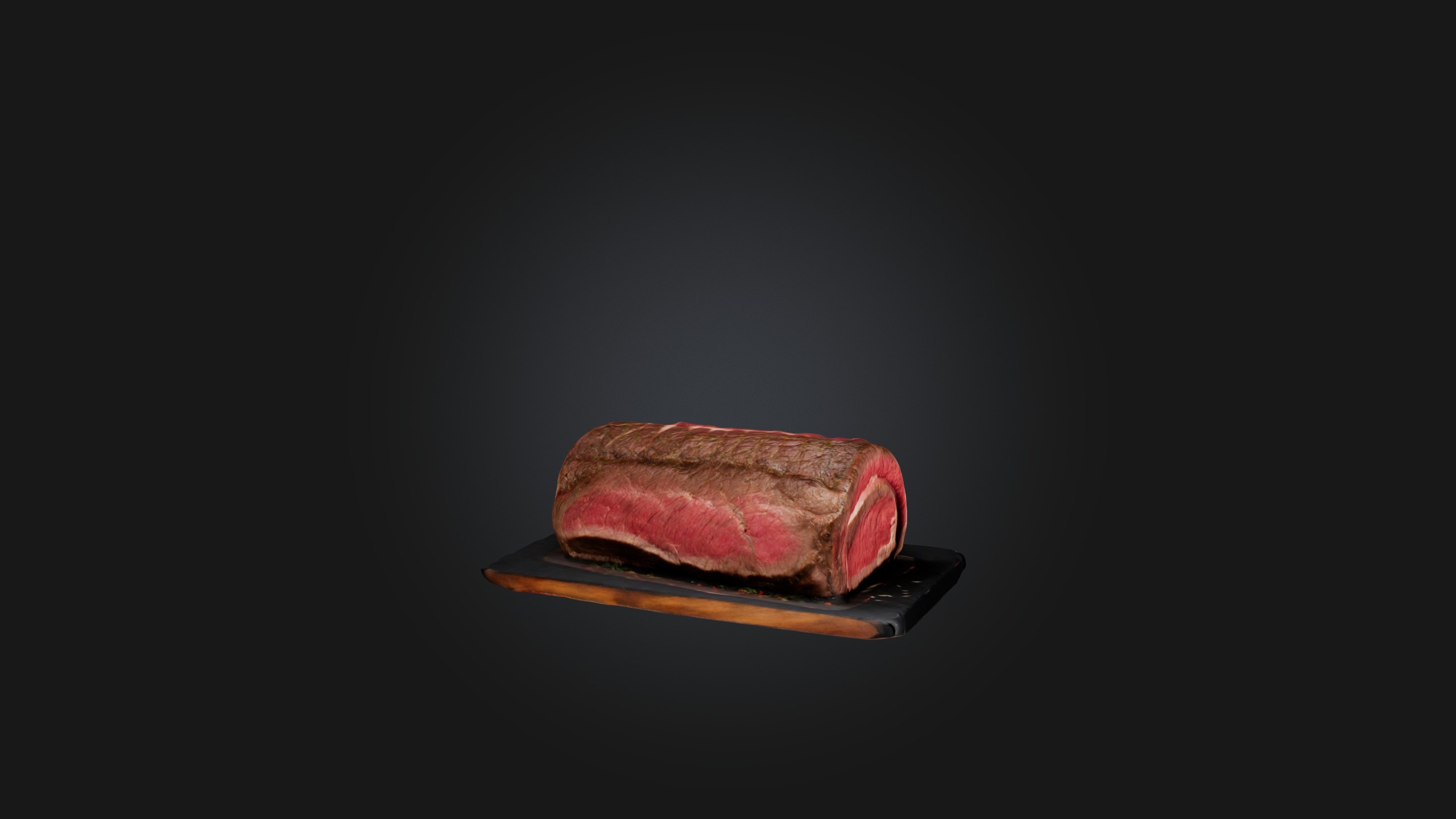 Beef Tenderloin Model Low-poly 3D model_7