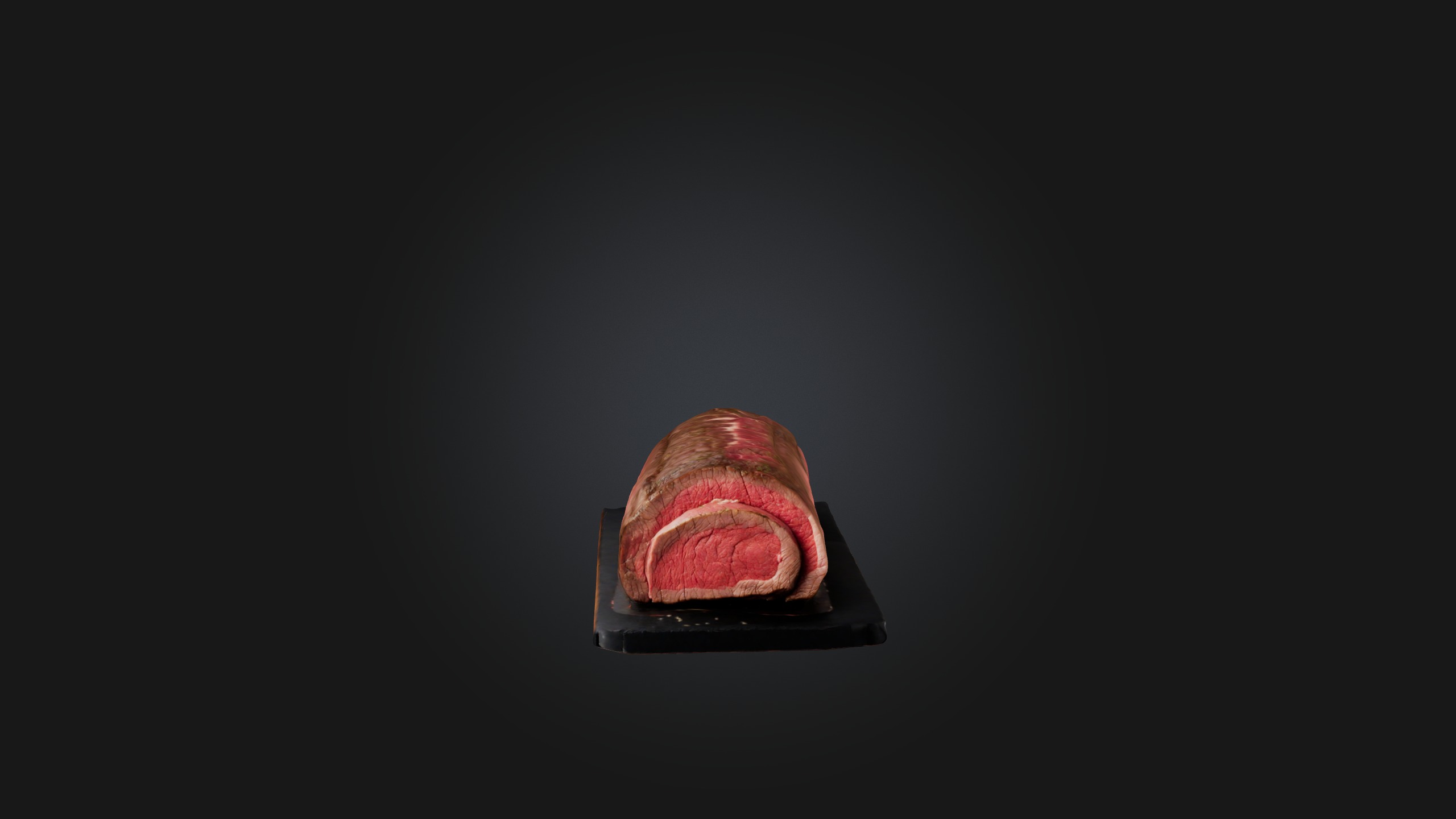 Beef Tenderloin Model Low-poly 3D model_4