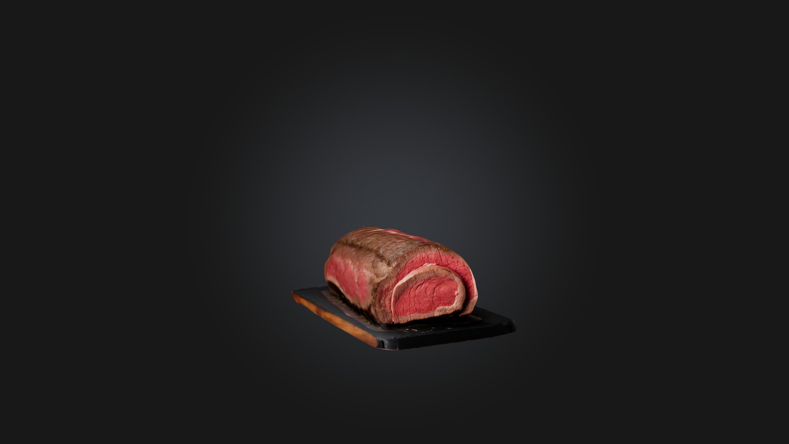 Beef Tenderloin Model Low-poly 3D model_5
