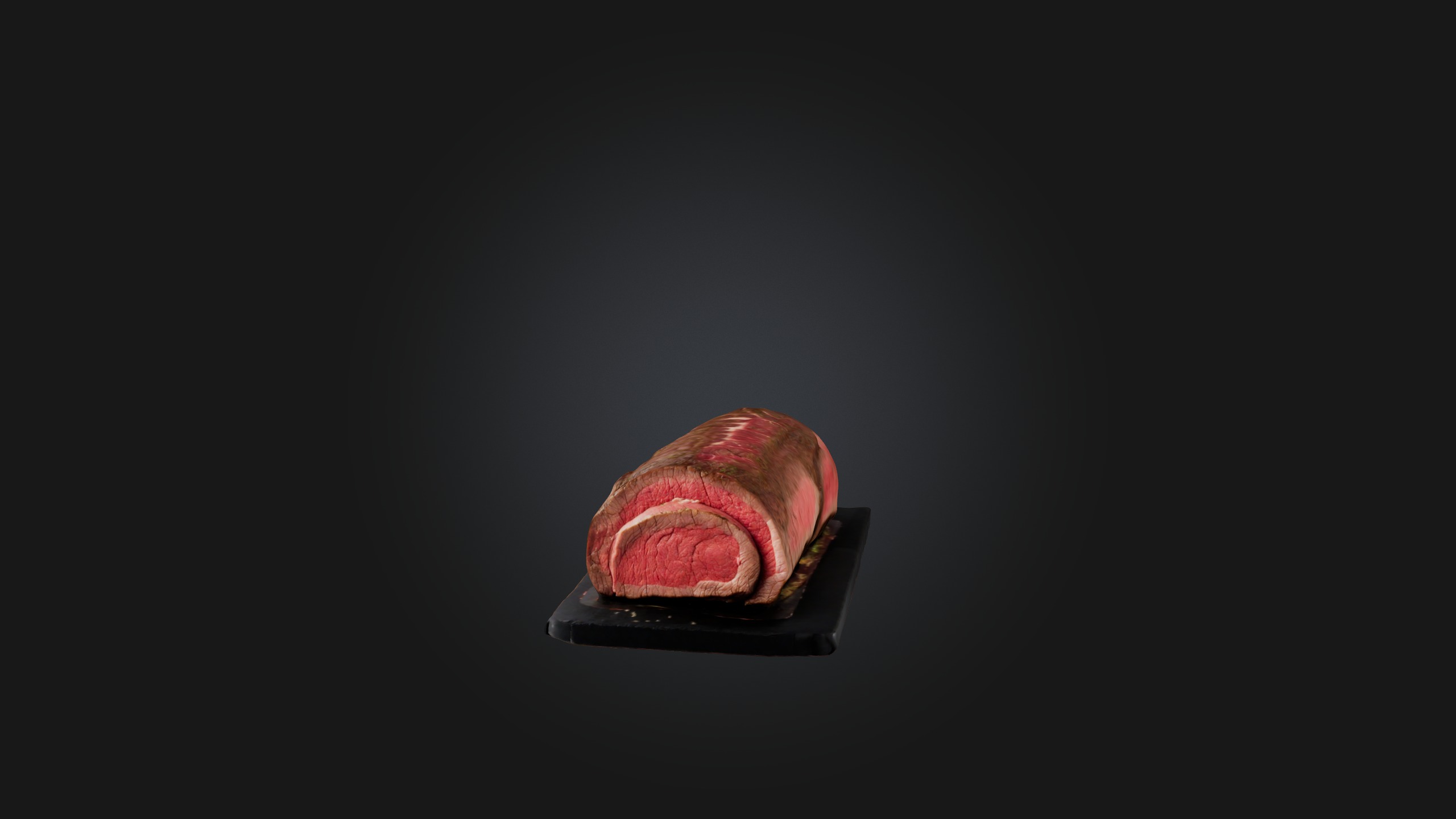 Beef Tenderloin Model Low-poly 3D model_3