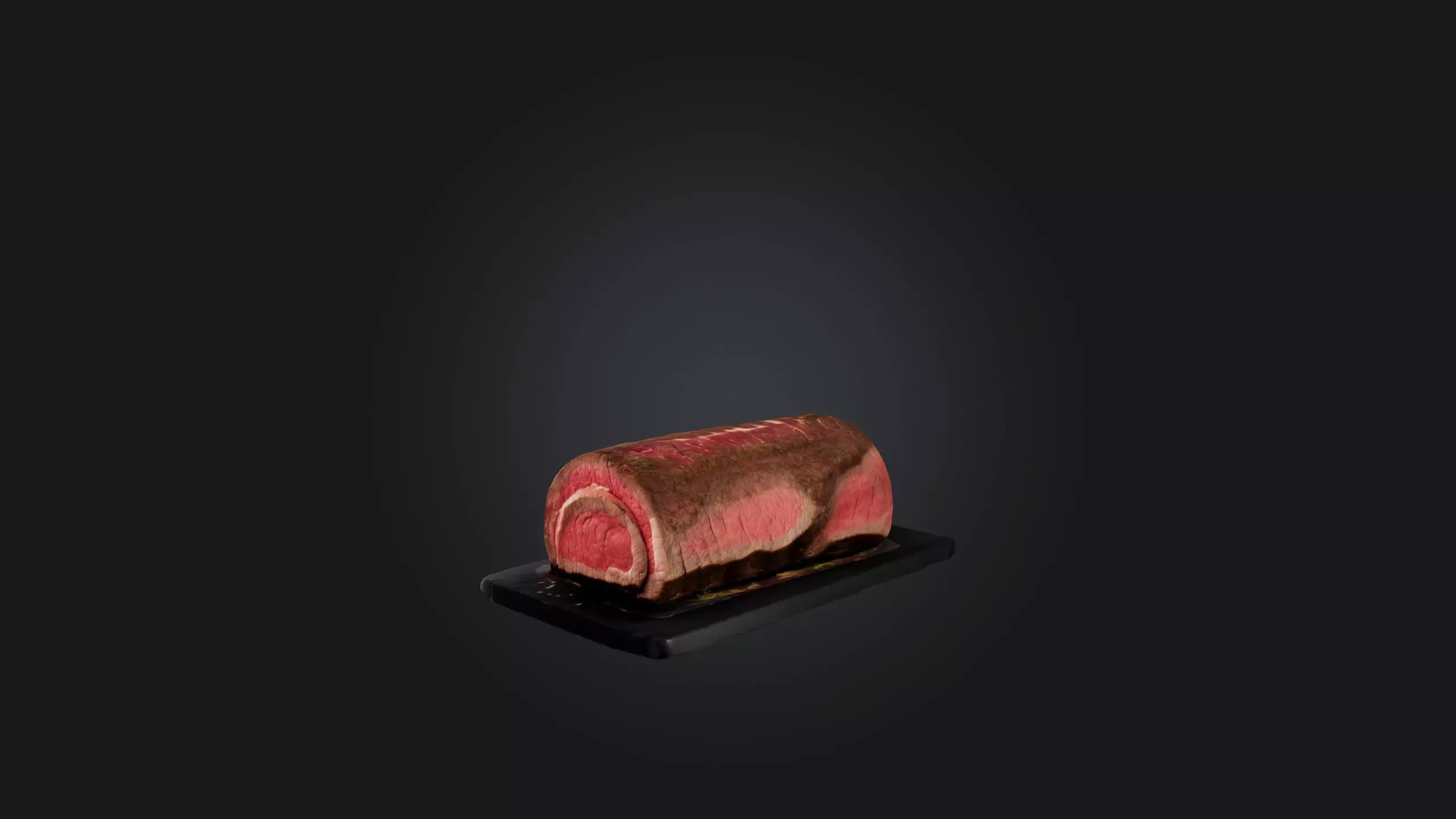Beef Tenderloin Model Low-poly 3D model_0