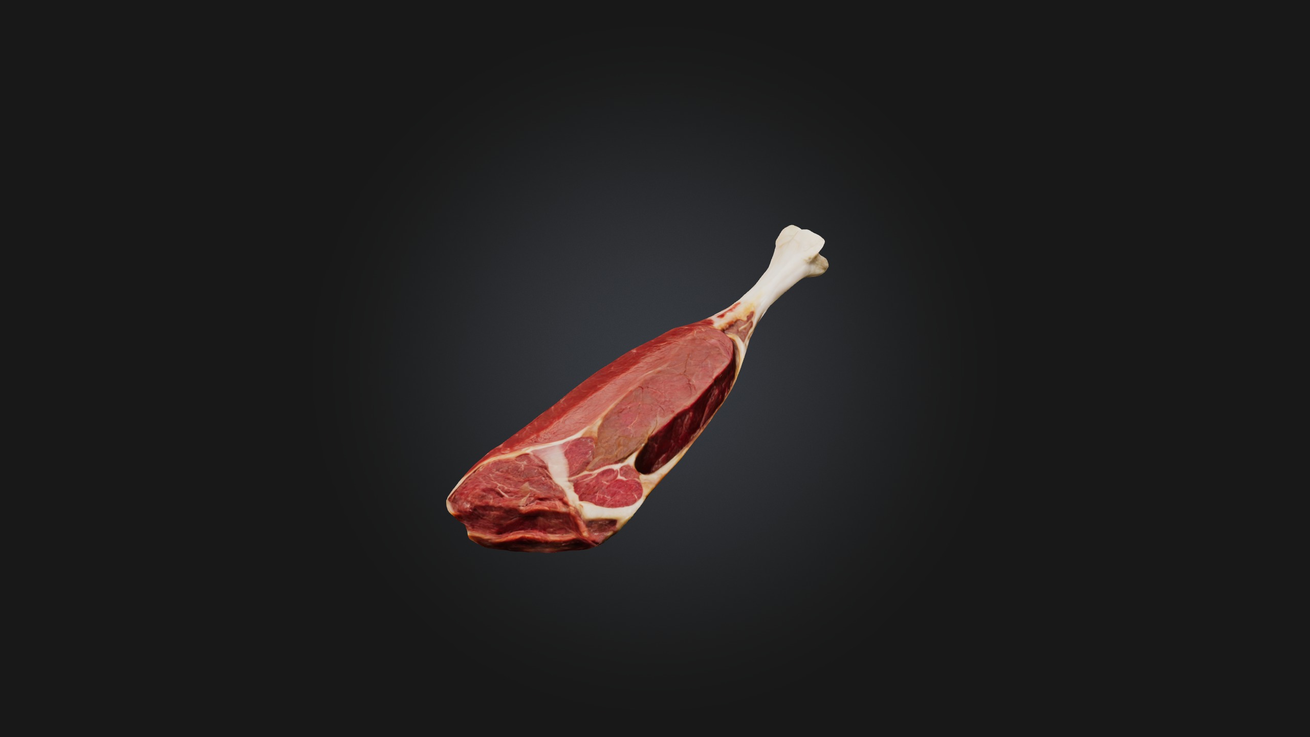 Beef Shank Model Low-poly 3D model_7