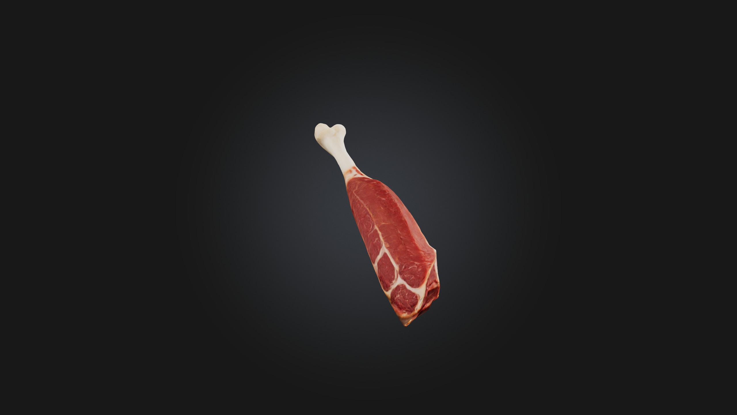 Beef Shank Model Low-poly 3D model_9