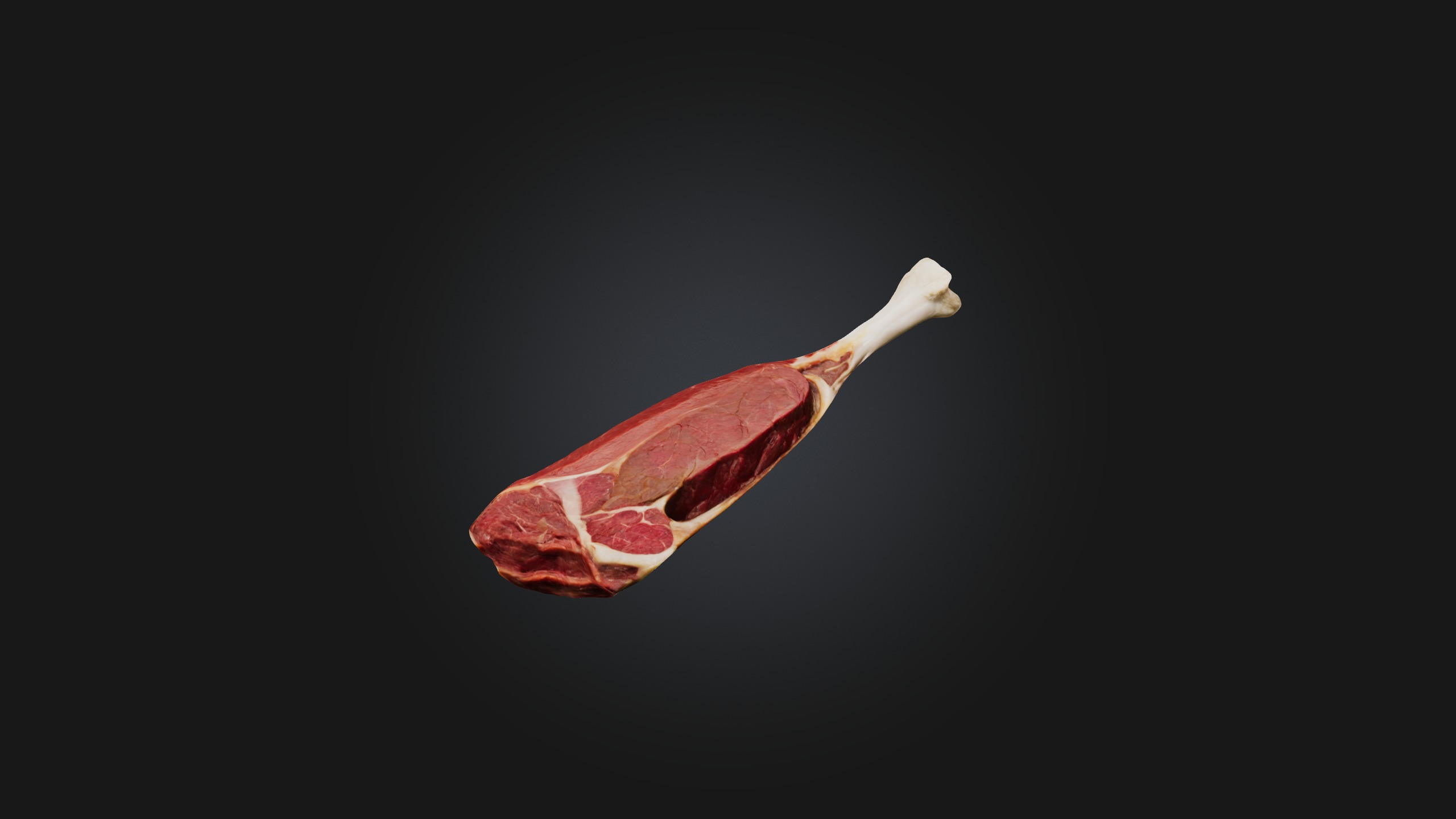 Beef Shank Model Low-poly 3D model_6