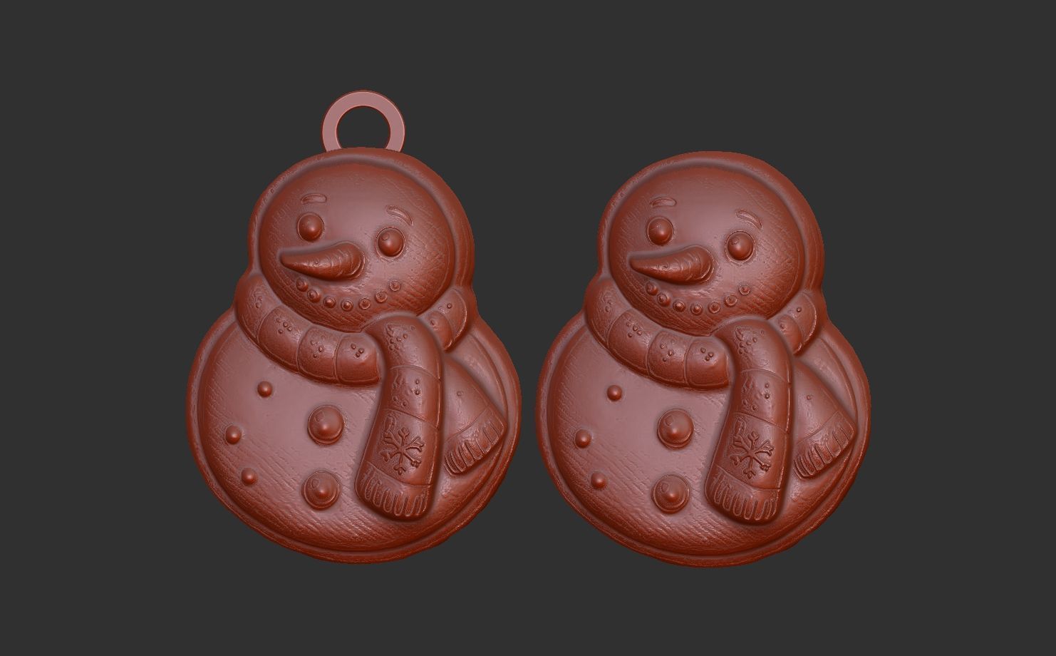 frozen christmas decor  3D print model_5