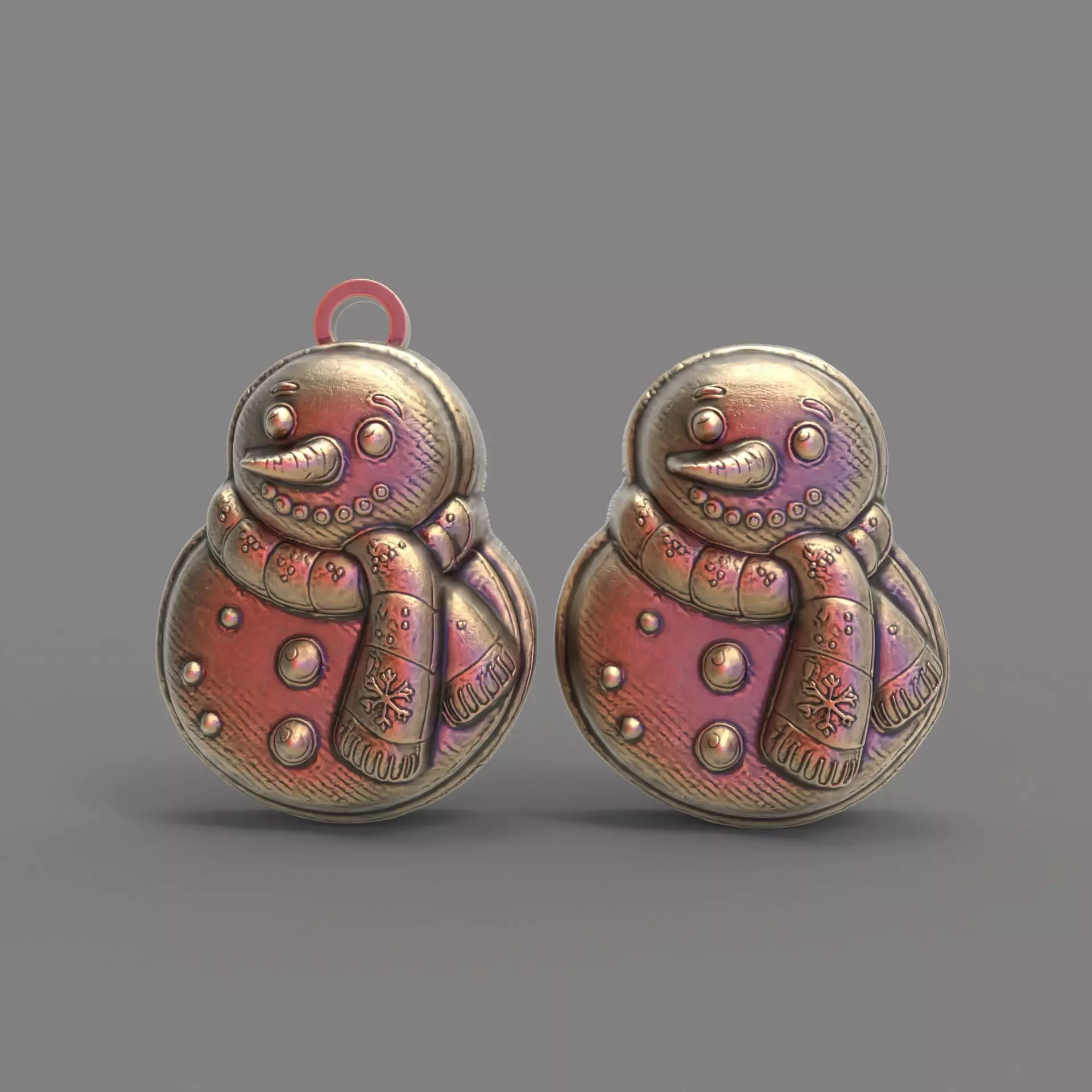 frozen christmas decor  3D print model_0