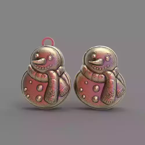 frozen christmas decor  3D print model