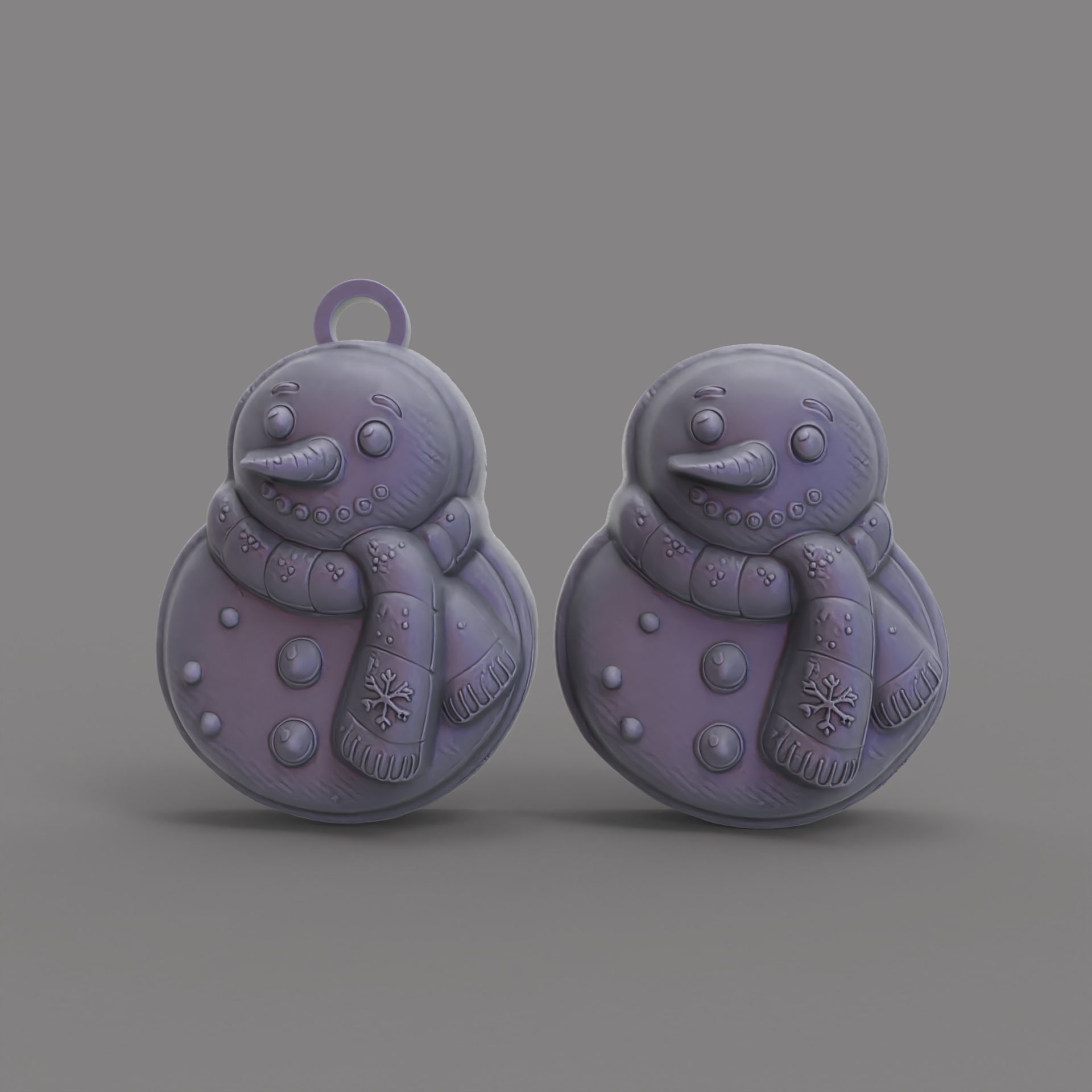 frozen christmas decor  3D print model_1