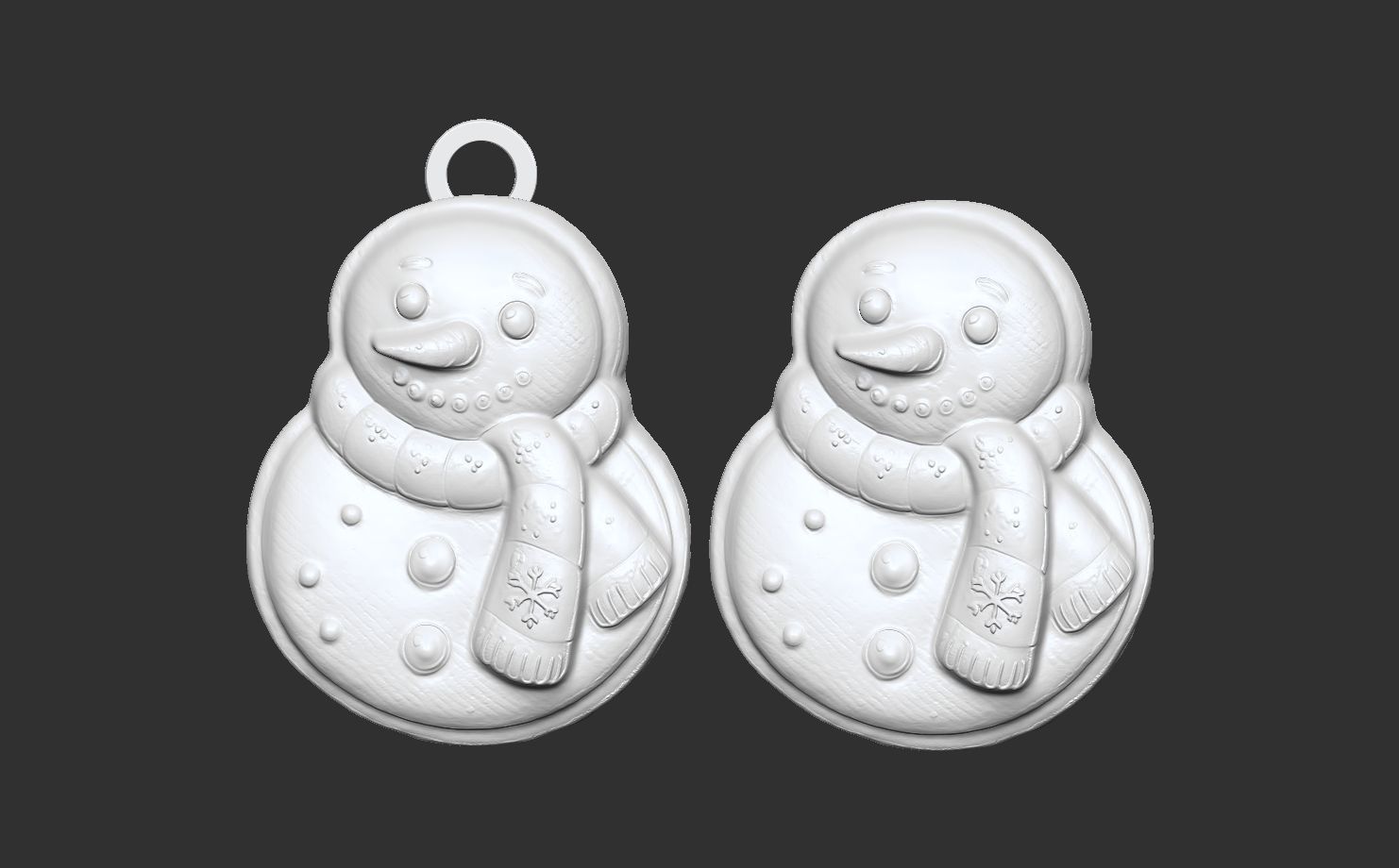 frozen christmas decor  3D print model_8
