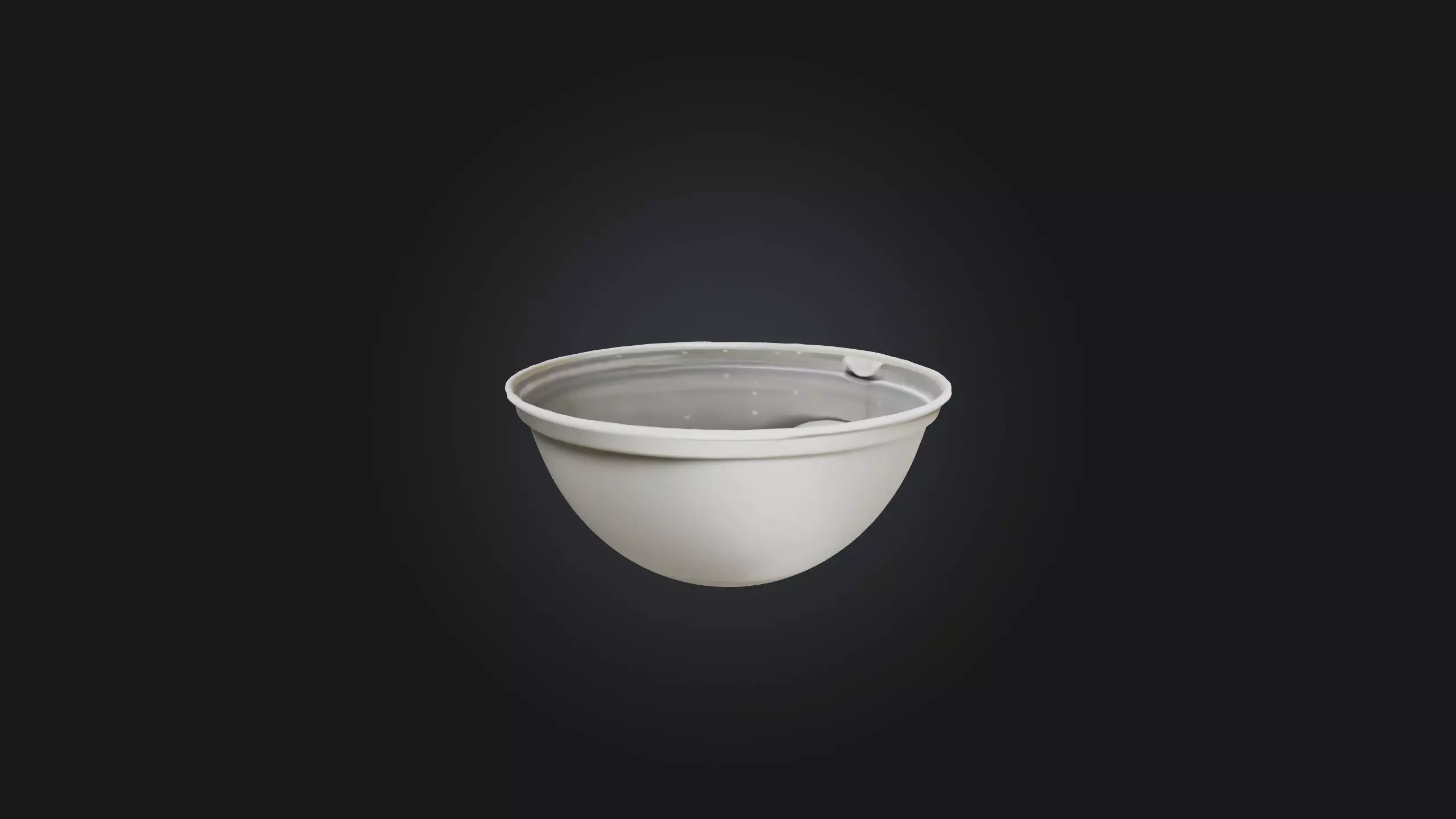 Bedpan Model Low-poly 3D model_0