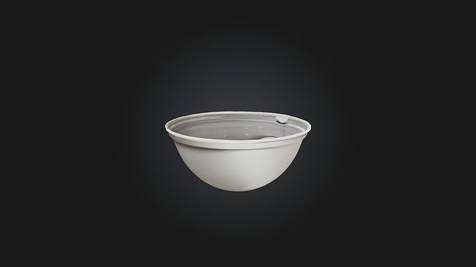 Bedpan Model Low-poly 3D model