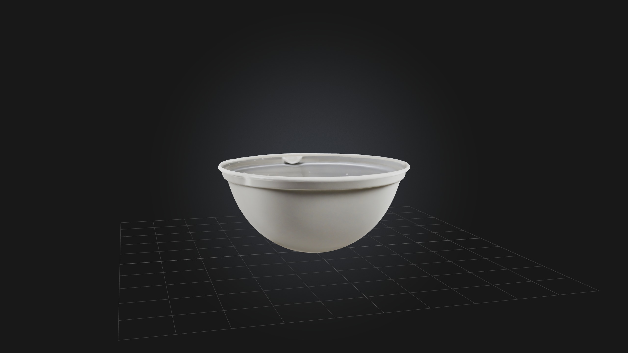 Bedpan Model Low-poly 3D model_3