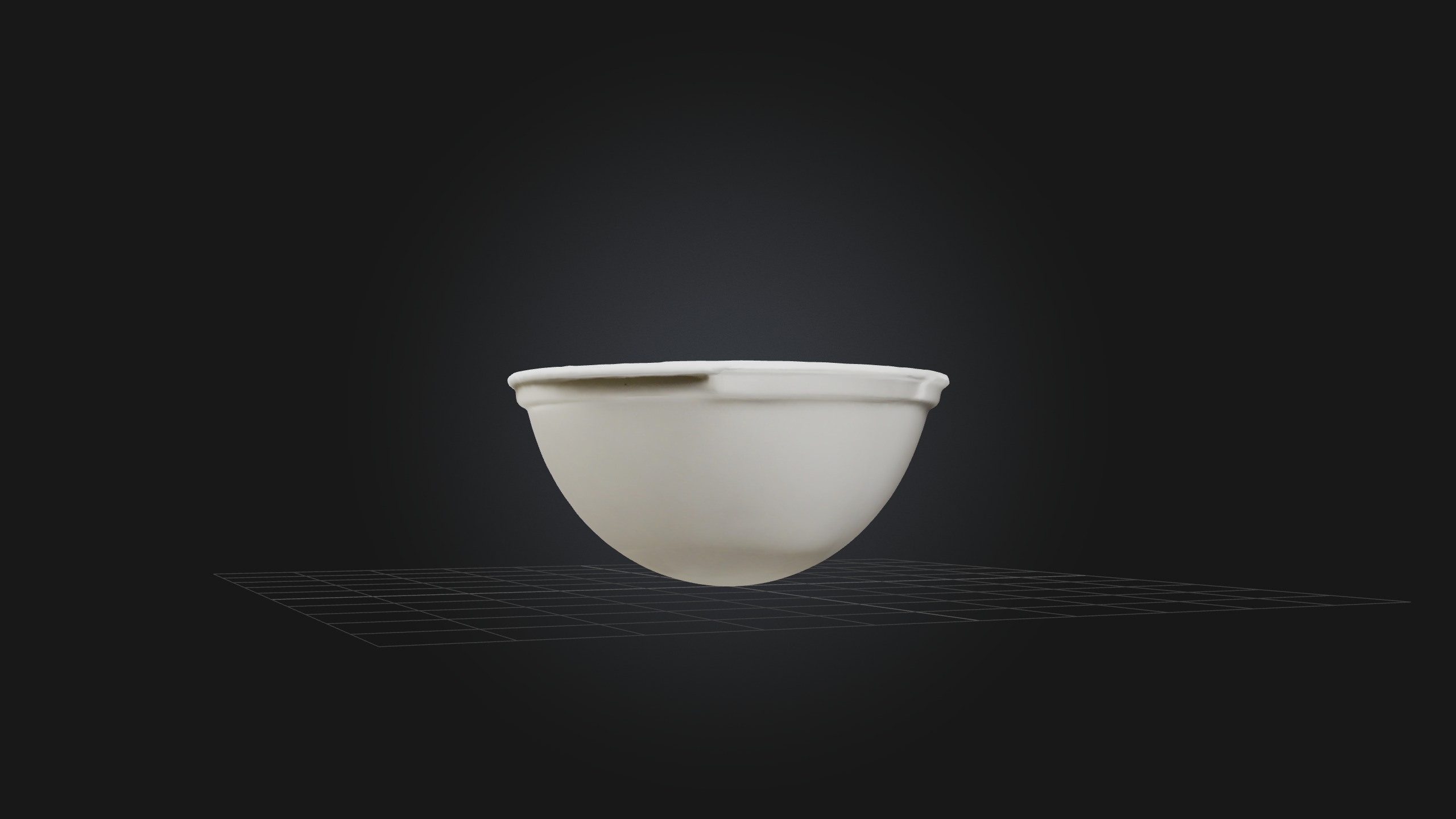 Bedpan Model Low-poly 3D model_6