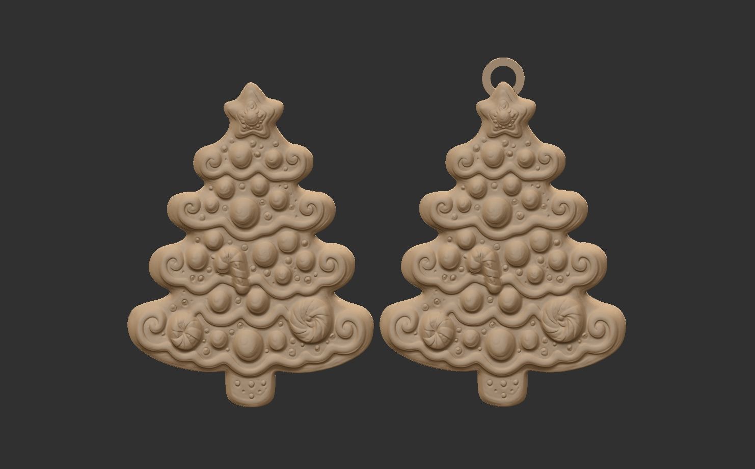 christmas tree decor 2  3D print model_3