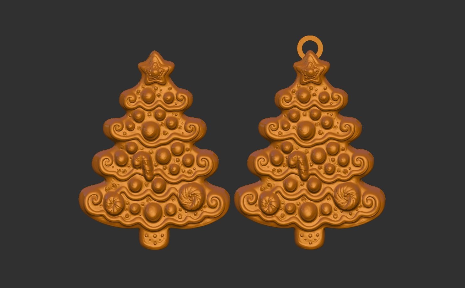 christmas tree decor 2  3D print model_1