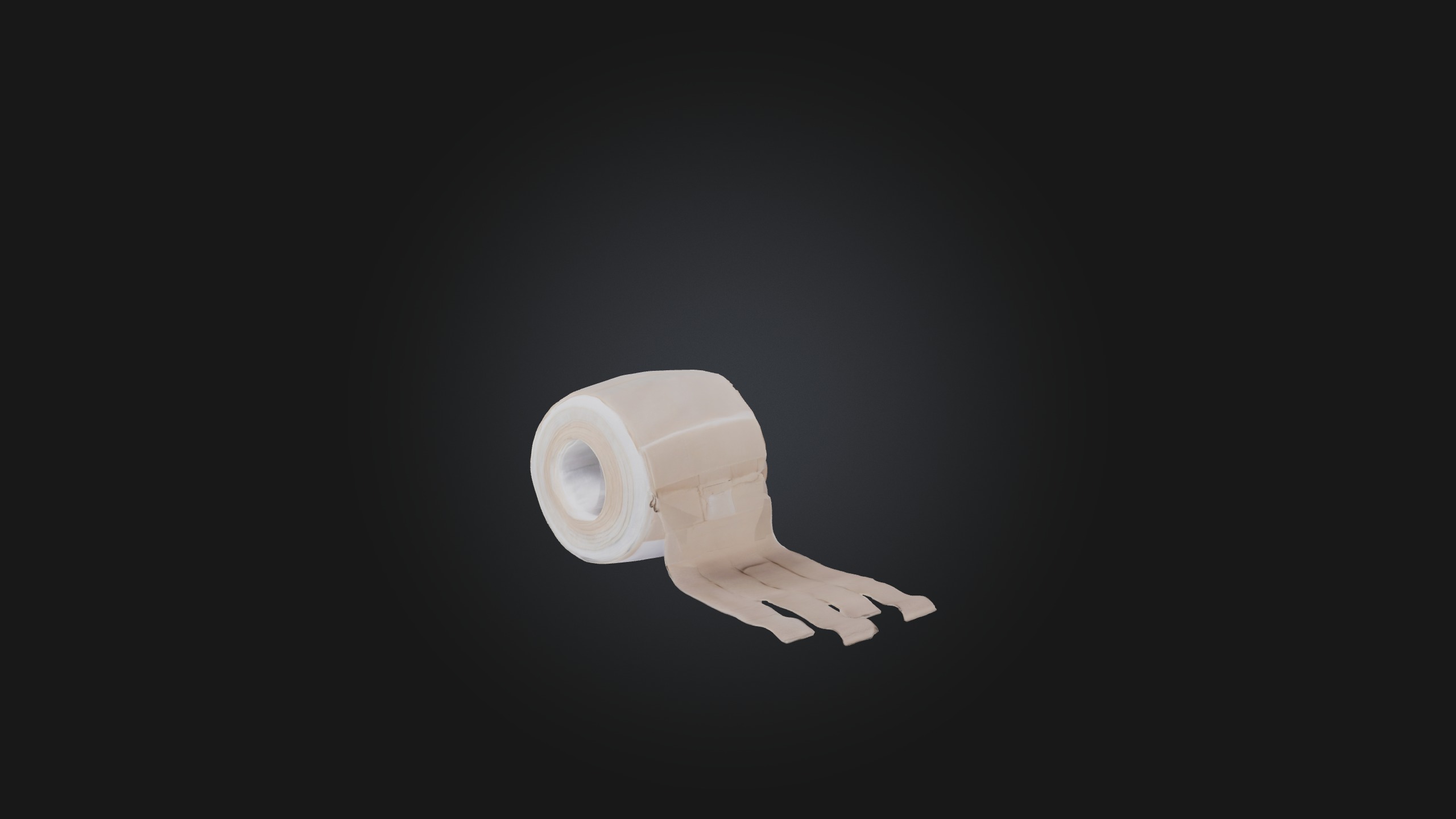 Bandages Low-poly 3D model_3