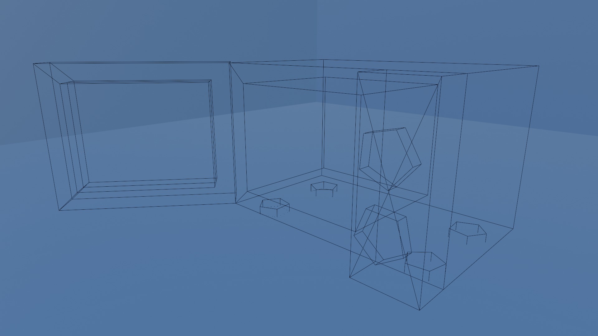 OPENED MICROWAVE - LOW POLY - PS1 RETRO STYLE Low-poly 3D model_4