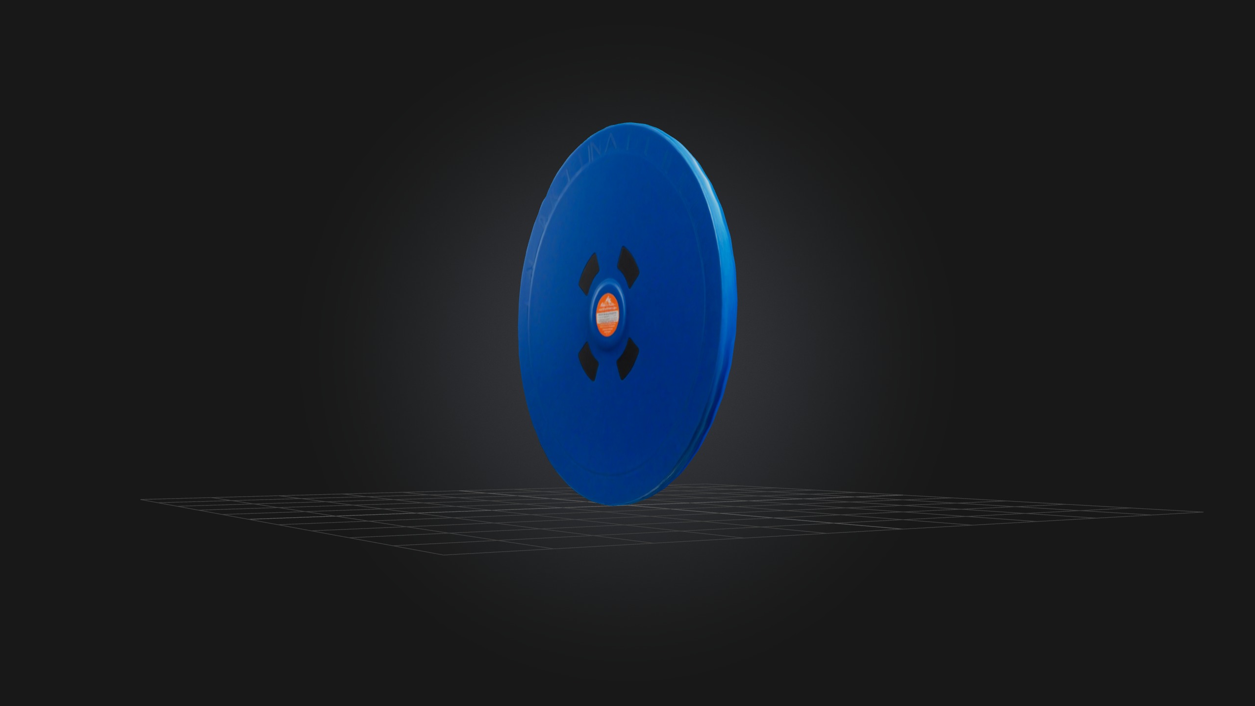 Balance Disc Low-poly 3D model_6