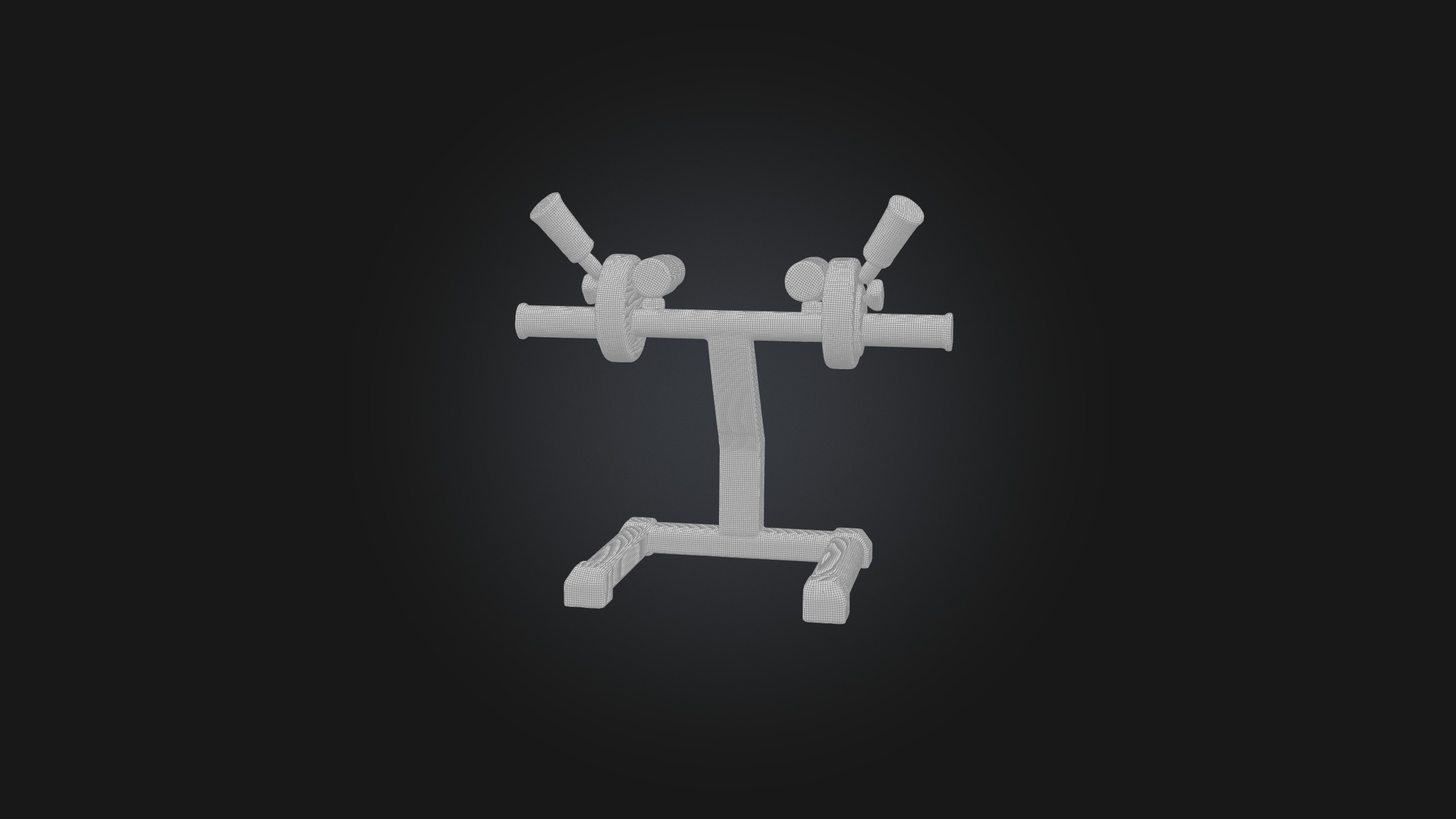 Arm Exerciser Low-poly 3D model_2