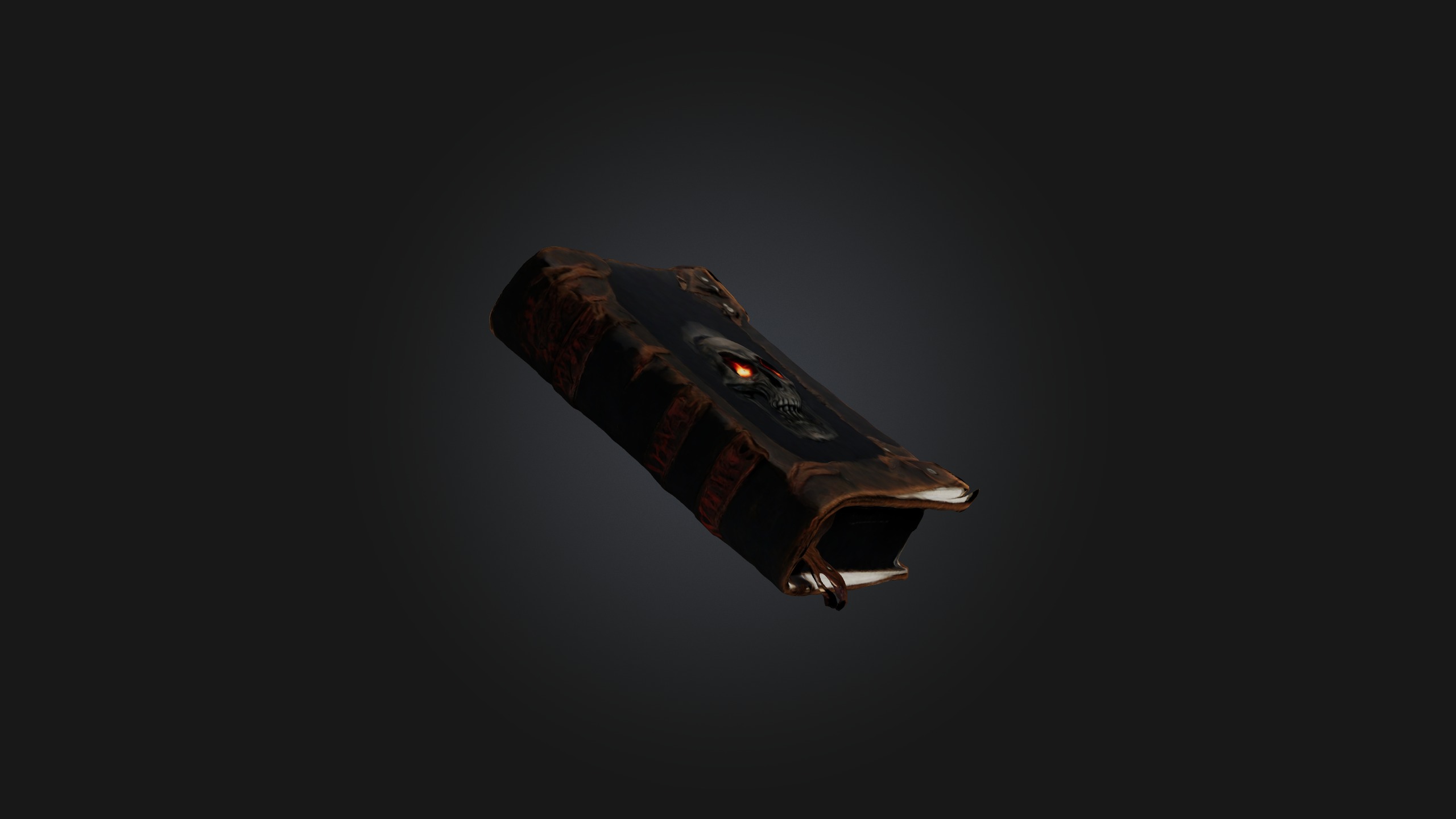 Apocalypse journal Low-poly 3D model_6
