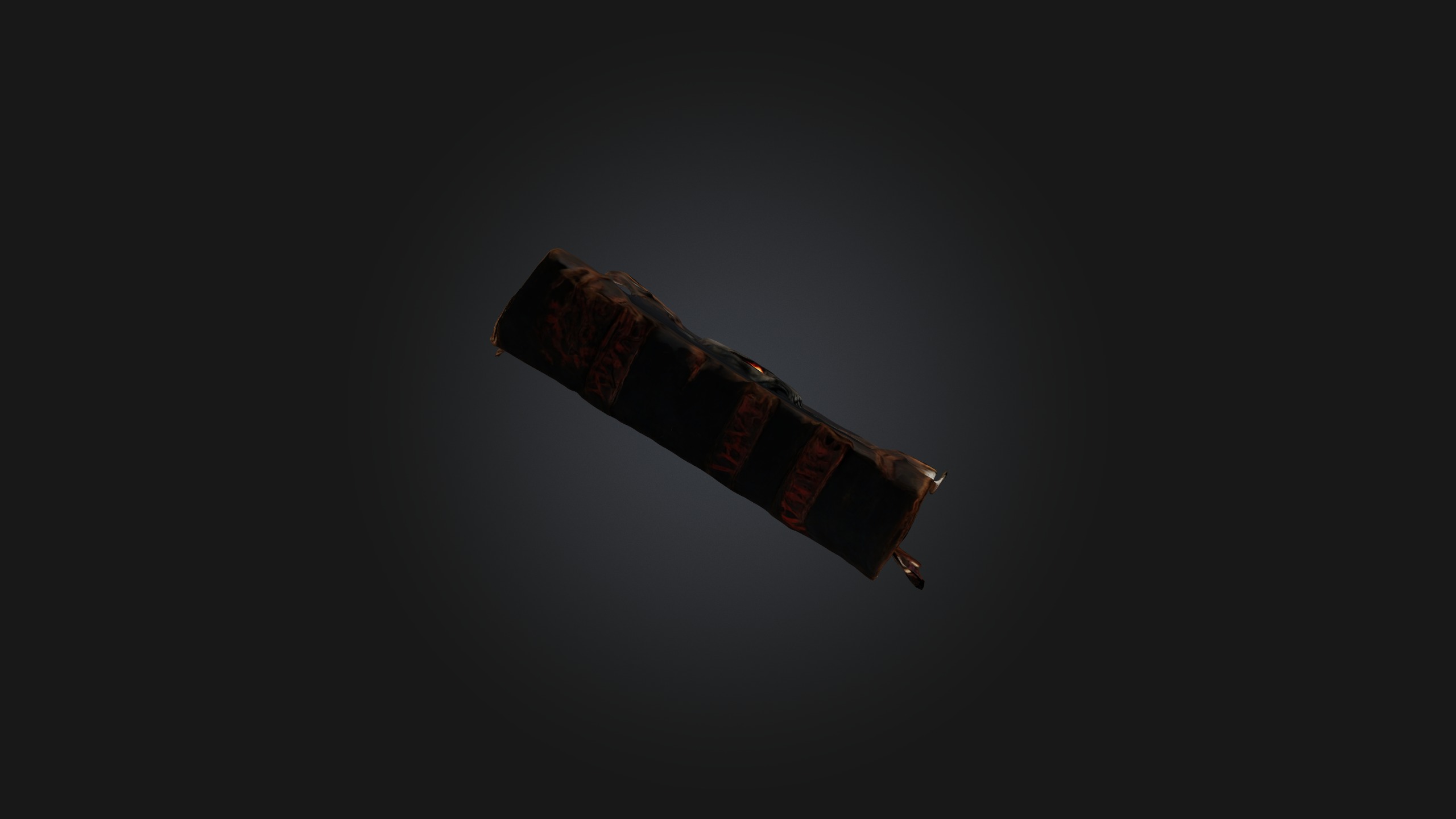 Apocalypse journal Low-poly 3D model_7