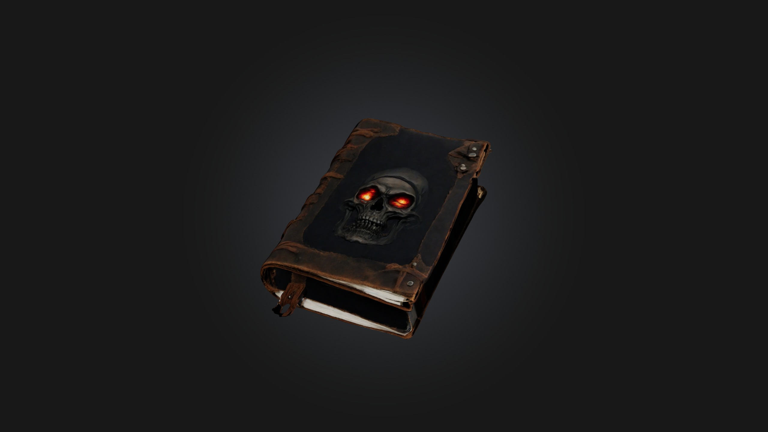 Apocalypse journal Low-poly 3D model_2