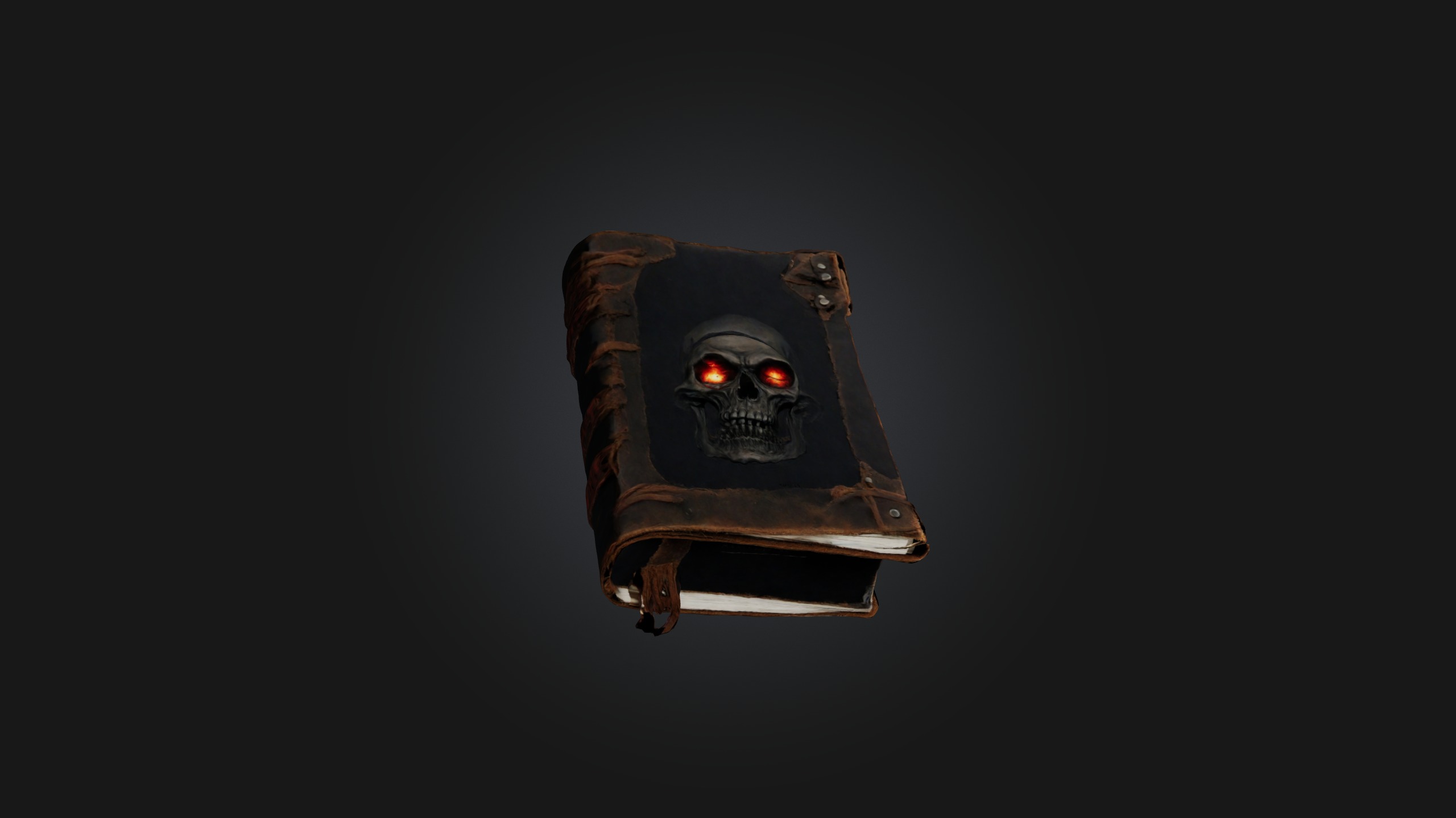 Apocalypse journal Low-poly 3D model_4