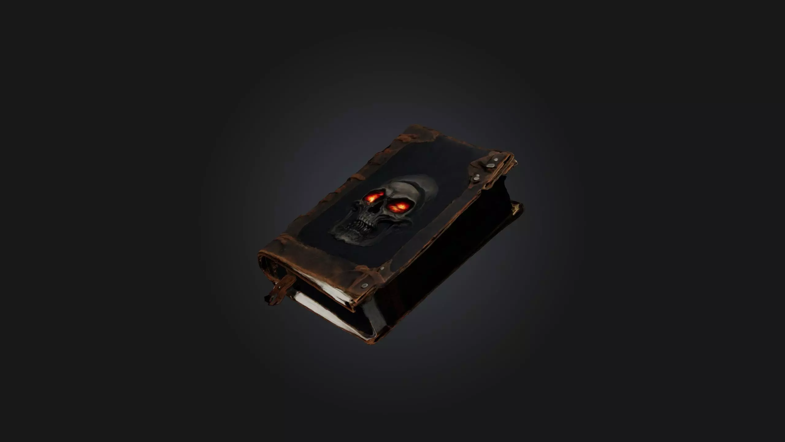 Apocalypse journal Low-poly 3D model_0