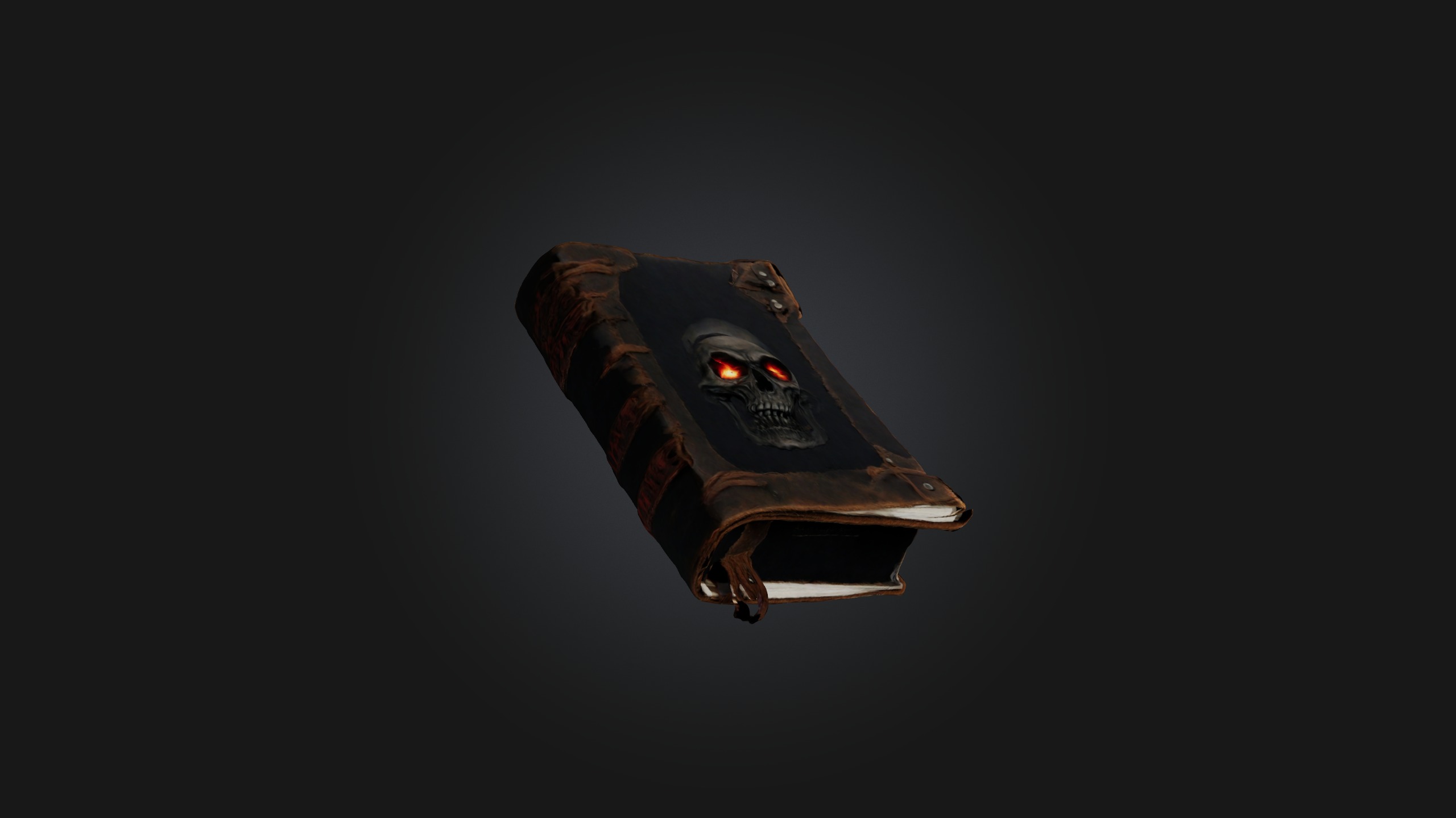 Apocalypse journal Low-poly 3D model_5